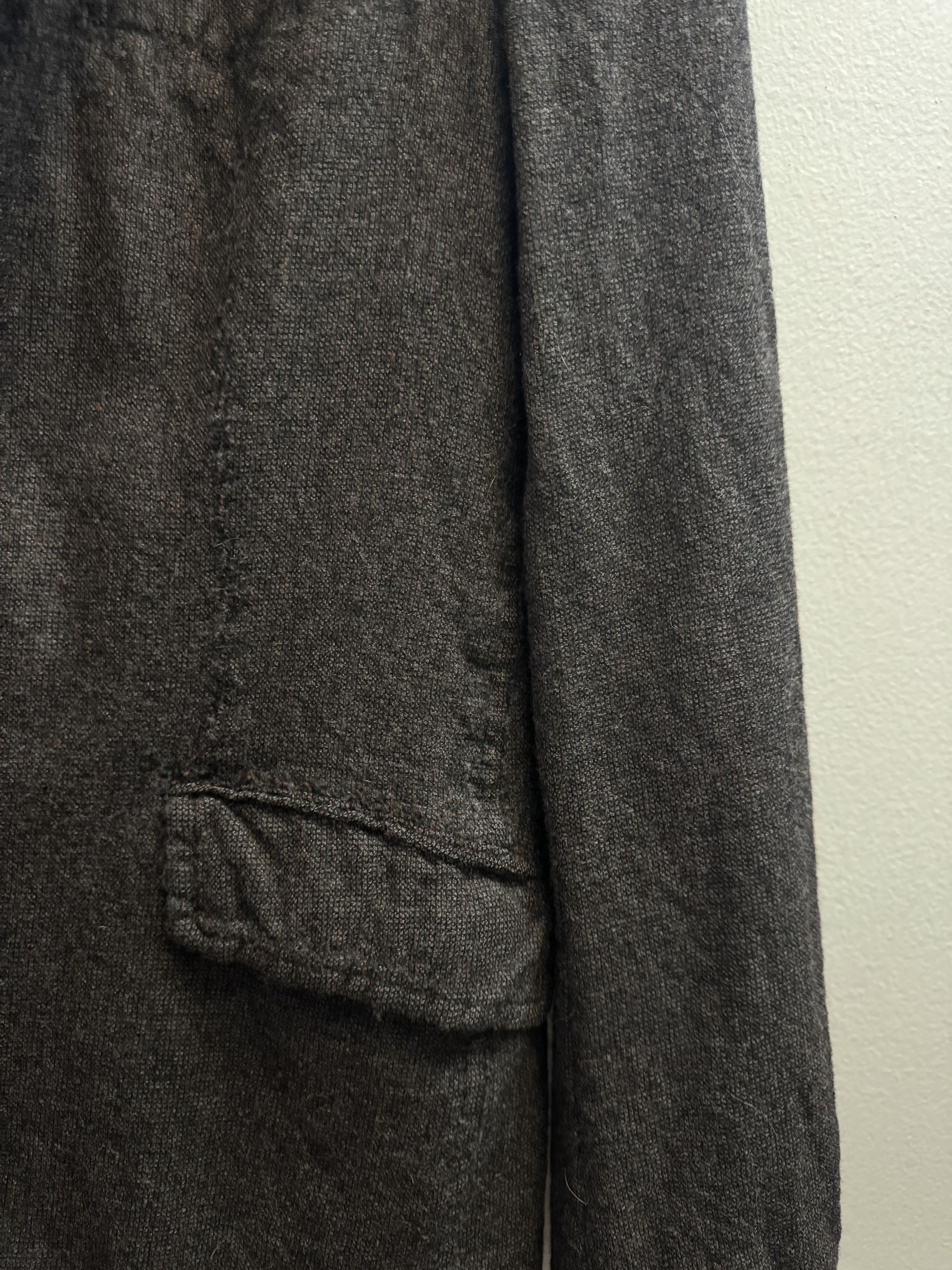 Comme des Garcons Homme Comme Des Garcons Homme CDG Grey Brown Orange Knit Blazer Size 34R - 2 Thumbnail