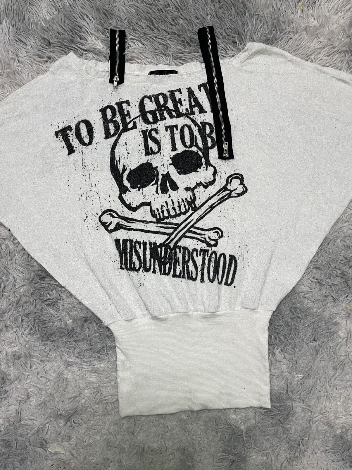 If Six Was Nine 2000s IF SIX WAS NINE INSPIRED BRAND CECIL MCBEE RARE SKULL Size M / US 6-8 / IT 42-44 - 4 Thumbnail