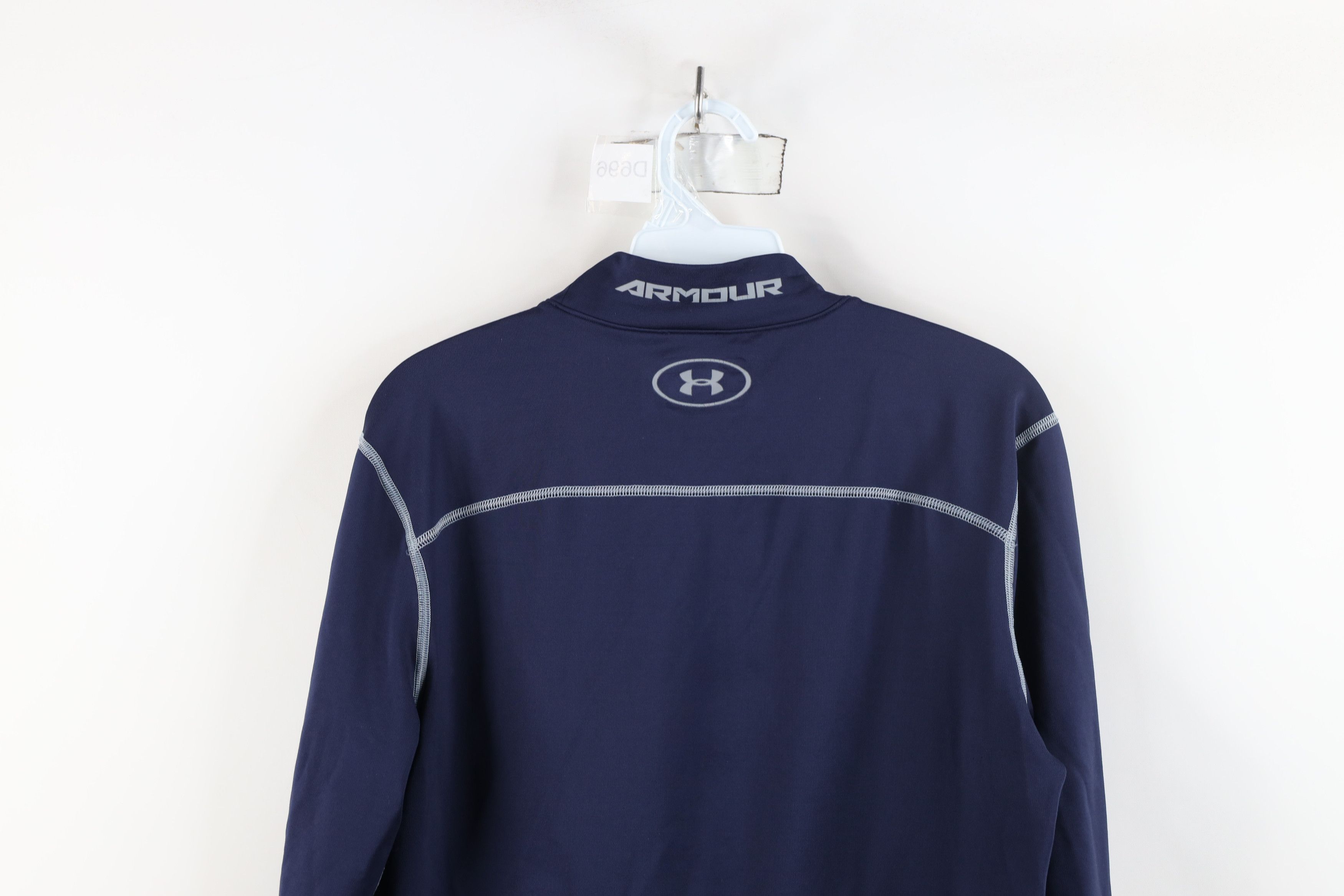 Under Armour × Vintage Under Armour Compression Mock Neck Long Sleeve T-Shirt Blue Size US L / EU 52-54 / 3 - 12 Thumbnail