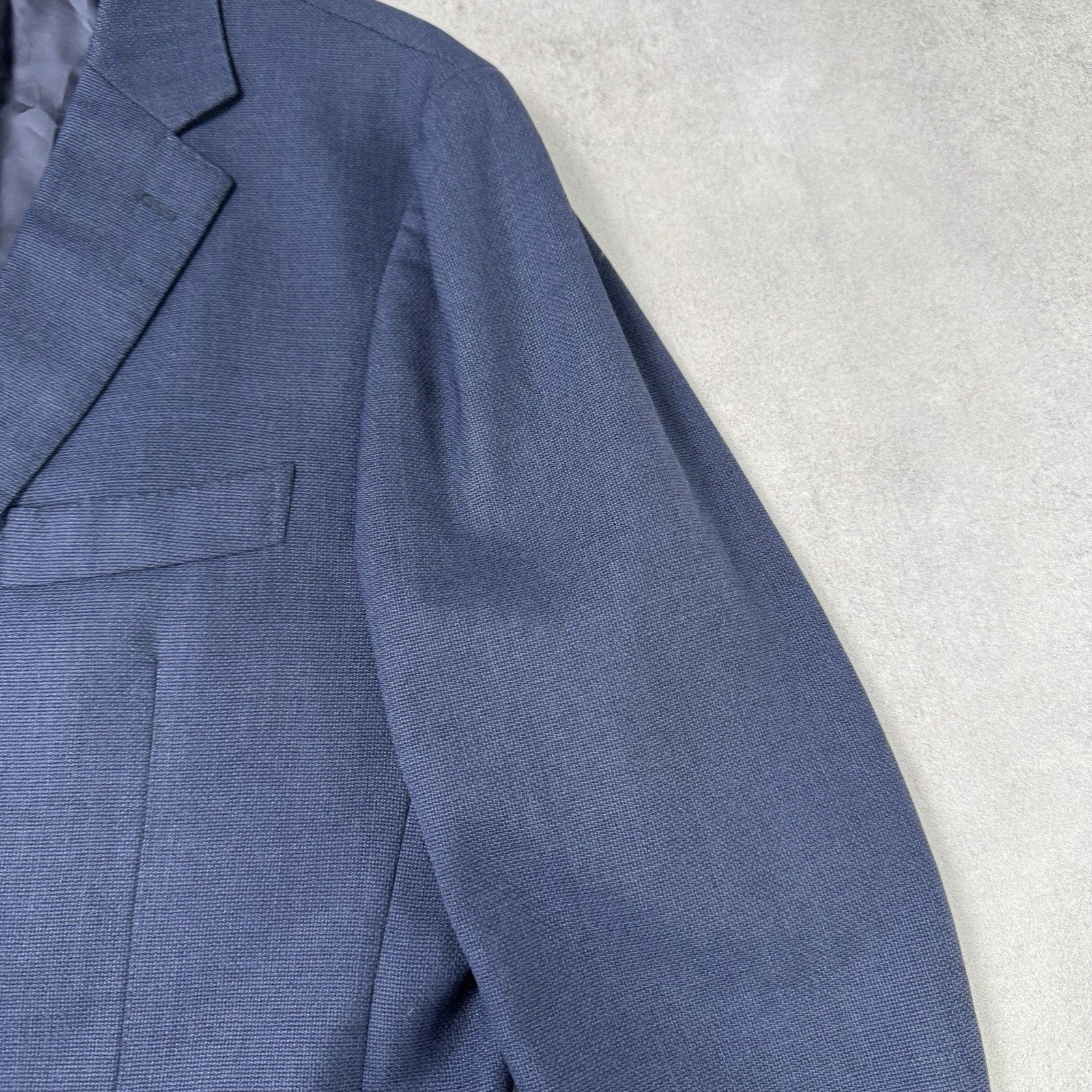 Suitsupply SUITSUPPLY HAVANA HL Wool Men's Blue Blazer Jacket Size 54 Size 44R - 9 Thumbnail