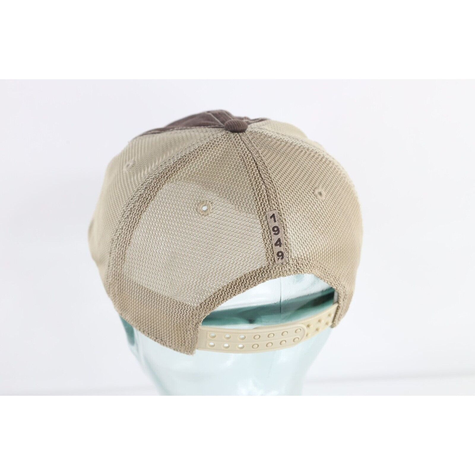 Adidas × Vintage Vintage Adidas Distressed Spell Out Ribbed Mesh Baseball Hat Size ONE SIZE - 4 Thumbnail