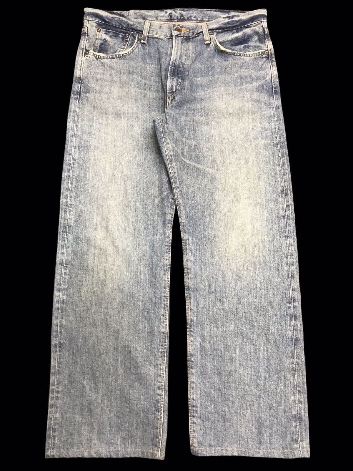 Edwin 💥WIDE BAGGY💥90s Style EDWIN 505ZX Selvedge Denim F425 Size US 34 / EU 50 - 1 Thumbnail
