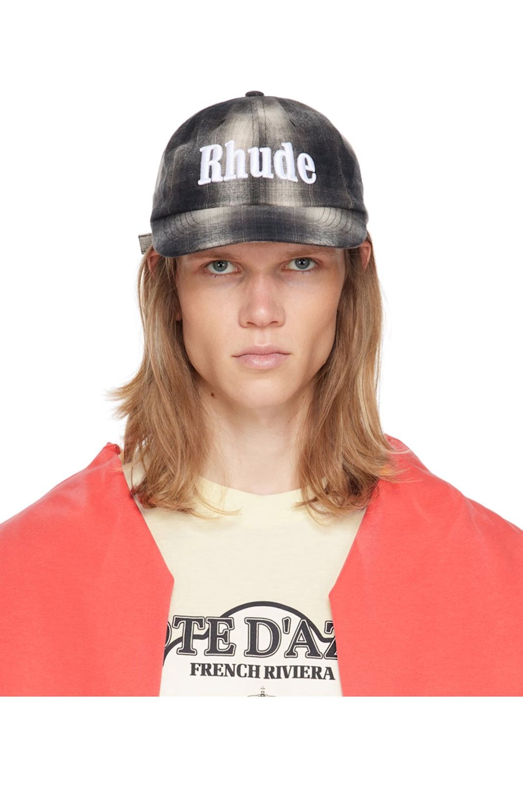 Rhude RHUDE Gray Flannel 6-Panel Cap Size ONE SIZE - 6 Thumbnail
