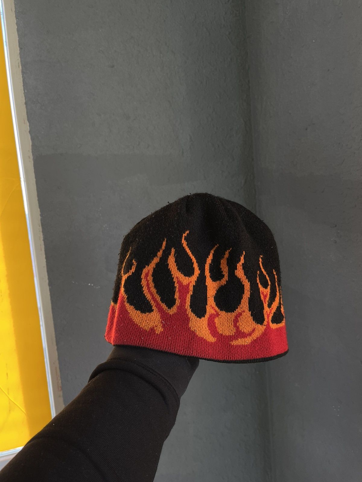 Hysteric Glamour × Vintage Vintage Harley Davidson inferno fire flame beanie hat Size ONE SIZE - 1 Thumbnail