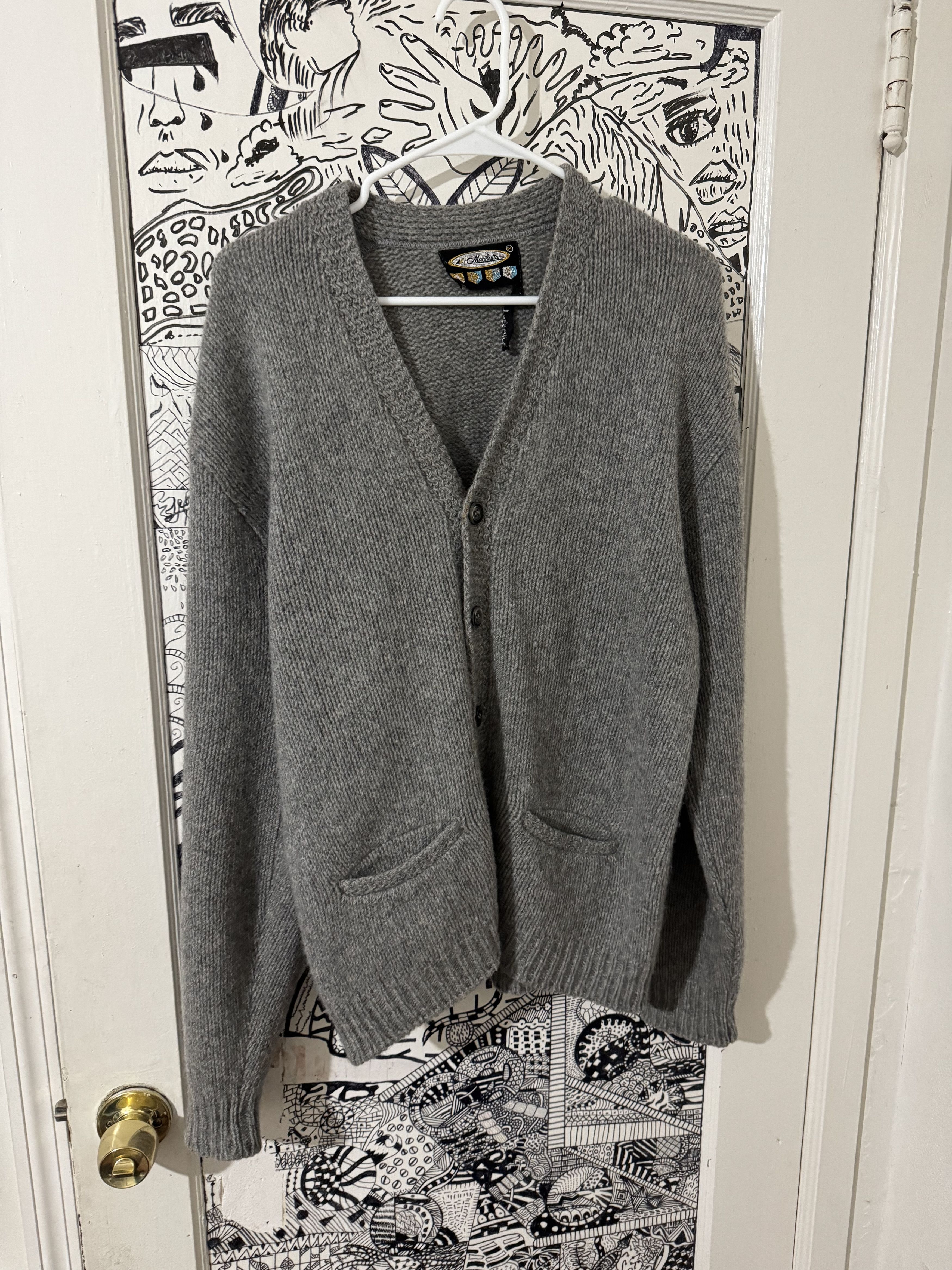 Vintage Vintage Manhattan Mohair Cardigan (Kurt Cobain) | Grailed