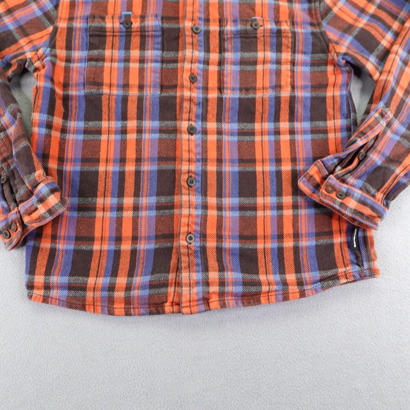 Cotopaxi VINTAGE Cotopaxi Flannel Shirt Mens Medium Orange Blue Plaid Button-Up Organic Cotton Outdoor Size US M / EU 48-50 / 2 - 4 Thumbnail