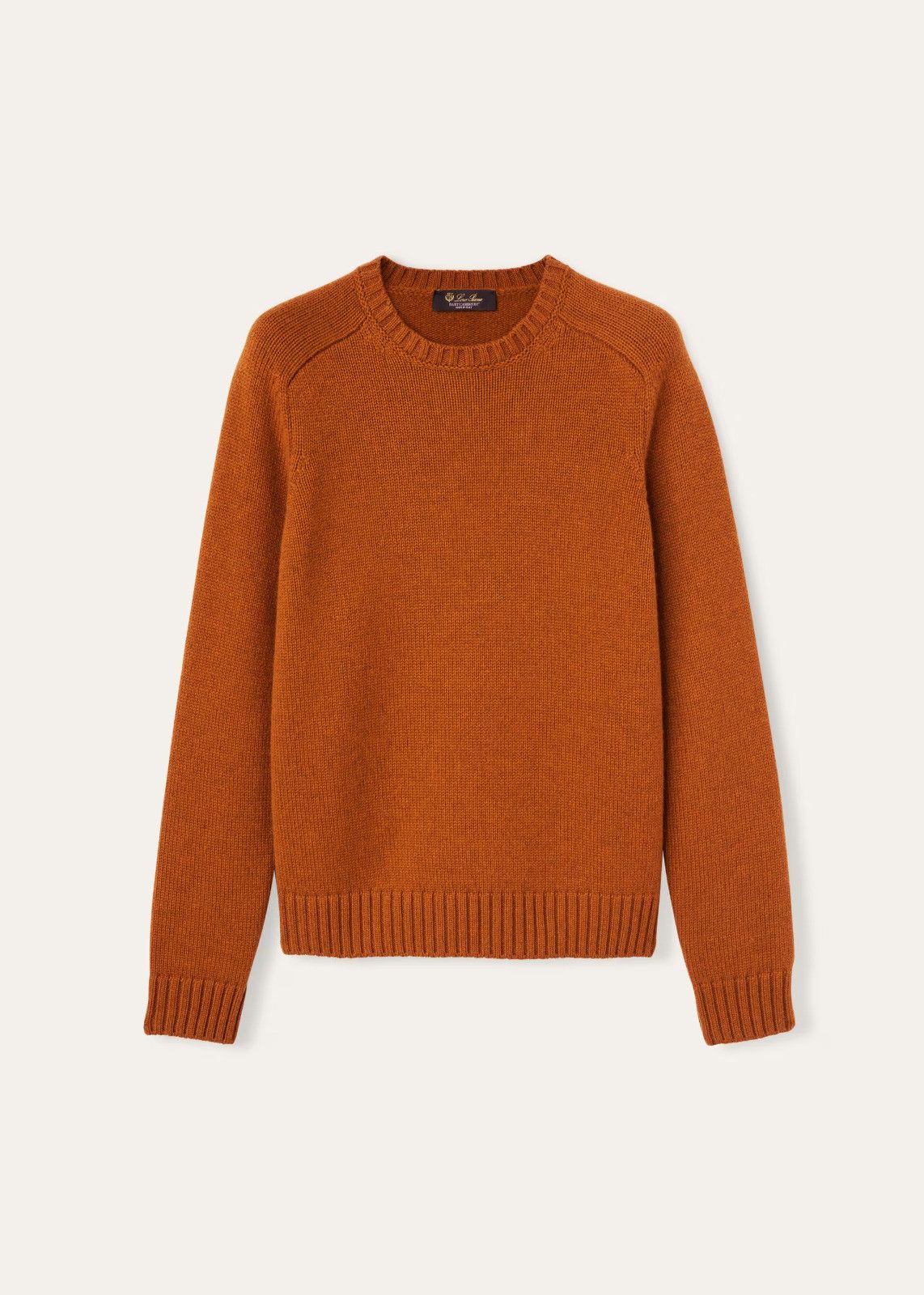 Loro Piana o1srvl11e0824 Parksville Crewneck Sweater in Orange Size L / US 10 / IT 46 - 1 Preview
