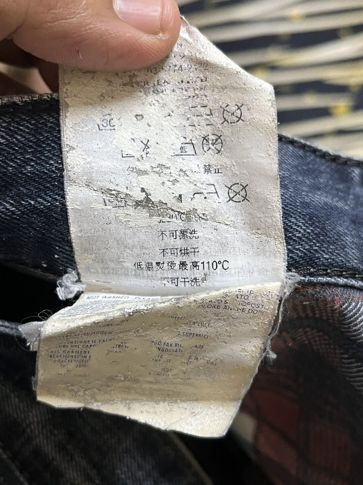 Replay Vintage Replay Jennon Honeycomb Whiskering Denim Size US 29 - 12 Thumbnail