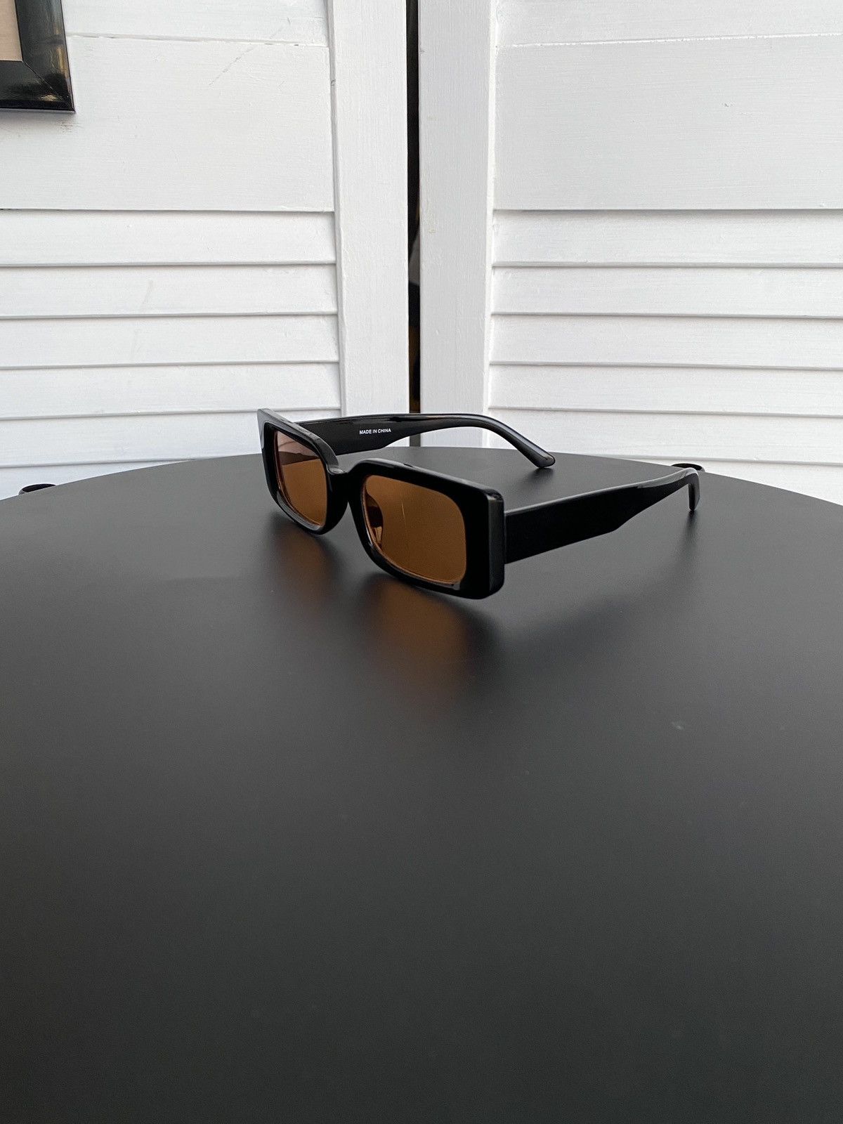 Japanese Brand × Vintage Vintage Y2K Orange Lenses Massive Frame Sunglasses Opium Size ONE SIZE - 11 Thumbnail