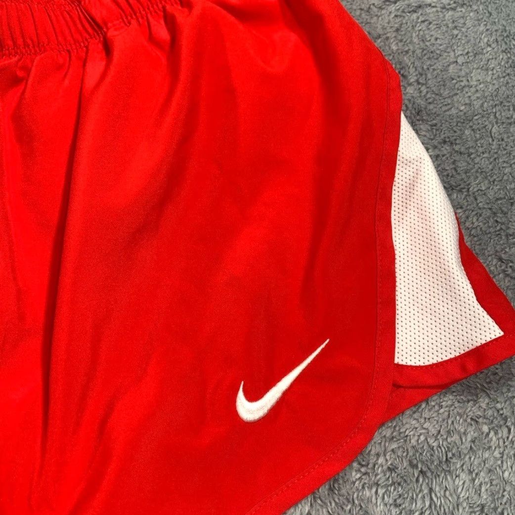 Nike **Nike Red Women's Dri-Fit Running Shorts** New title: **Nike Red Women's Dri-Fit Running Shorts** Size 32" / US 10 / IT 46 - 2 Thumbnail