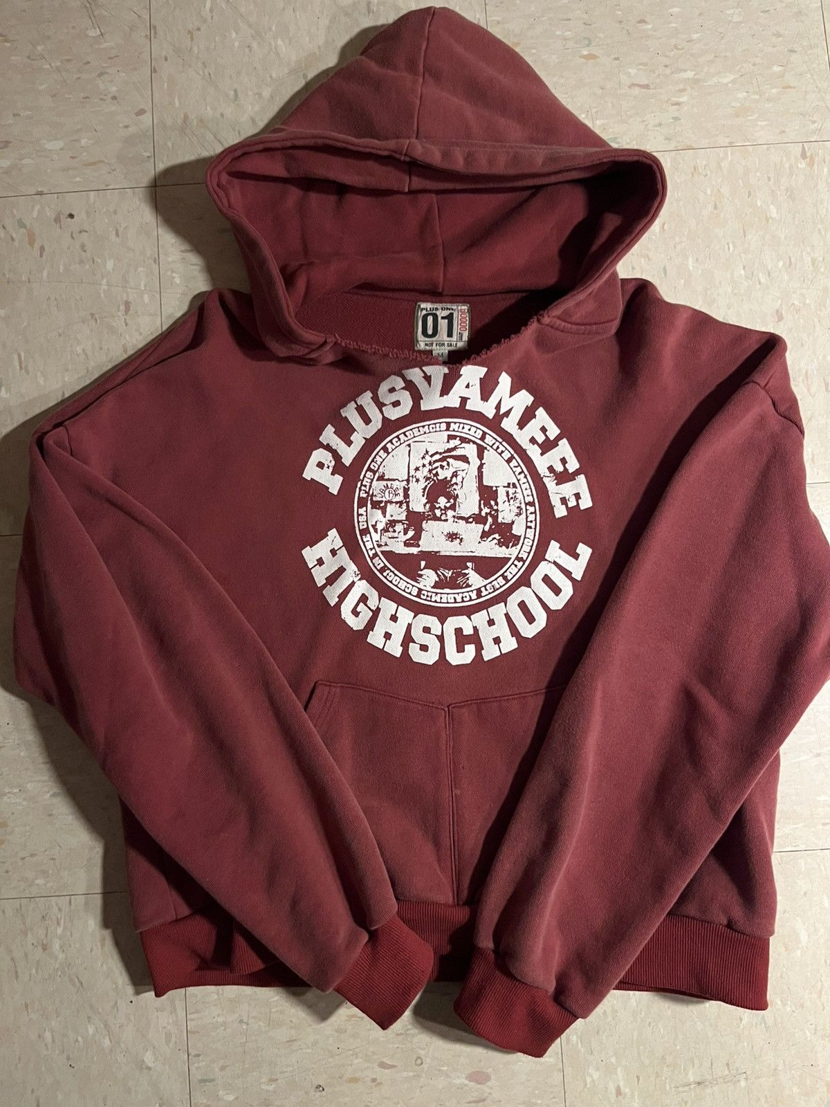 Plus One Clothing Plus One x Vameee Red Hoodie Size US M / EU 48-50 / 2 - 1 Thumbnail