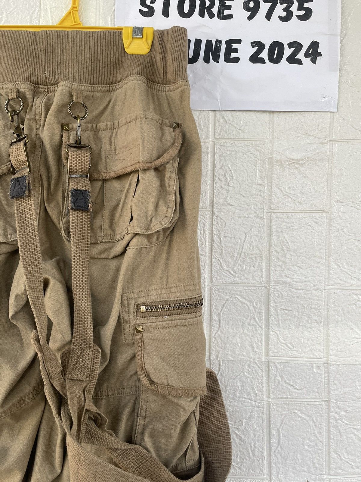Japanese Brand Vintage Topism Parachute Bondage Cargo Pant Size US 30 / EU 46 - 10 Thumbnail