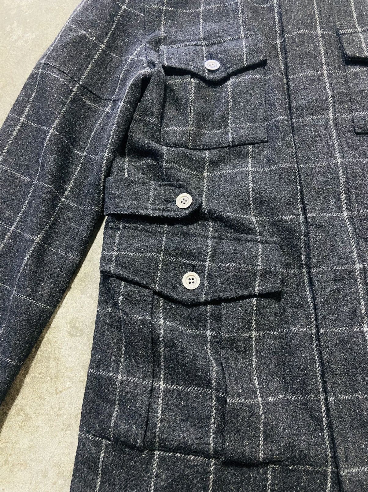 Katharine Hamnett London Katharine Hamnett London Wool Jacket Size L / US 10 / IT 46 - 7 Thumbnail