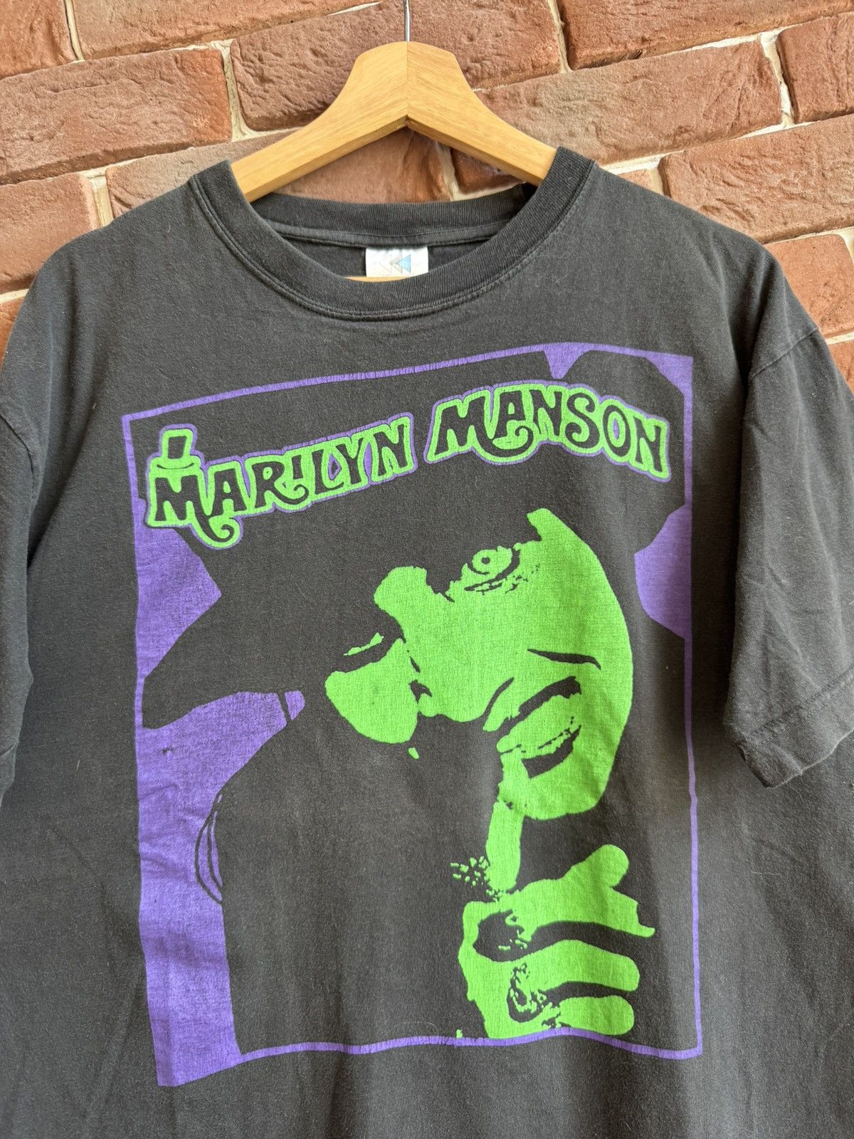 Band Tees Rare Vintage 90s Marilyn Manson Dope fiend Metal Band Tee xl Size US XL / EU 56 / 4 - 3 Thumbnail