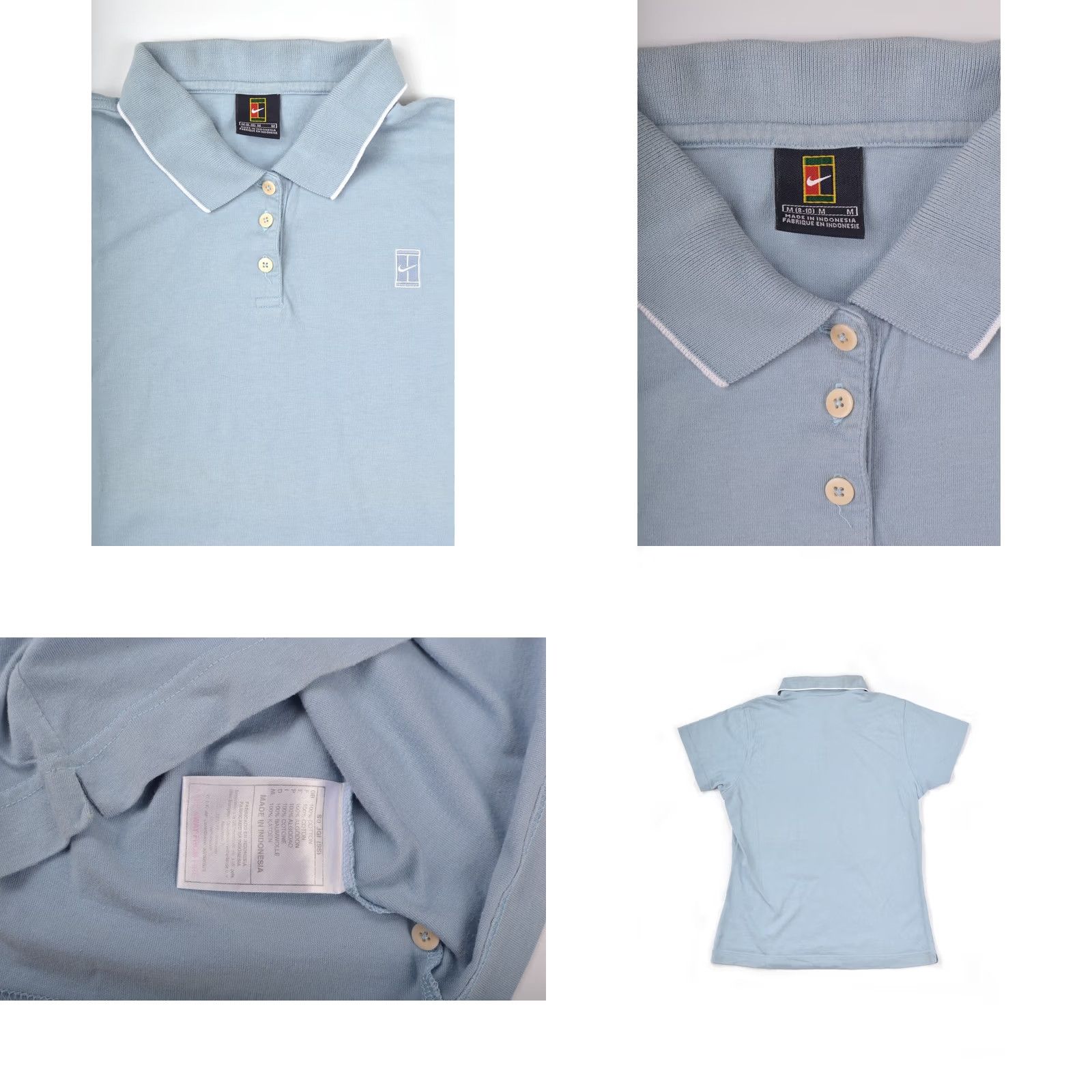 Nike Nike Court polo Shirt Womens Short Sleeve Blue M Size M / US 6-8 / IT 42-44 - 8 Thumbnail