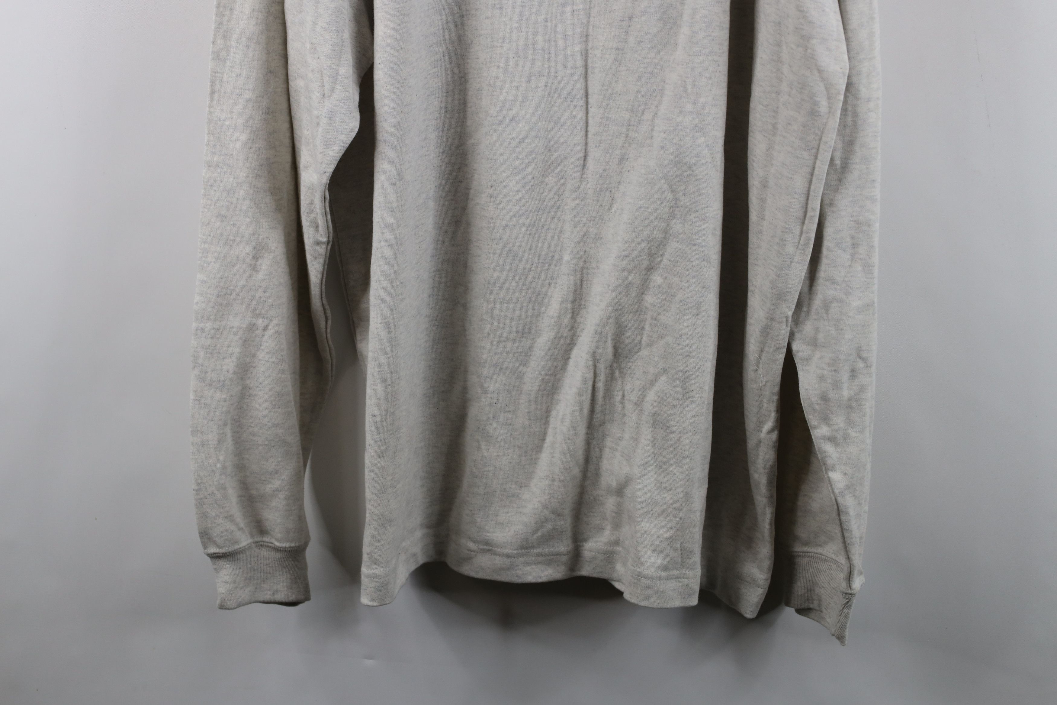 J.Crew Deadstock Vintage 90s J Crew Turtleneck T-Shirt Gray Cotton Size US XL / EU 56 / 4 - 9 Thumbnail