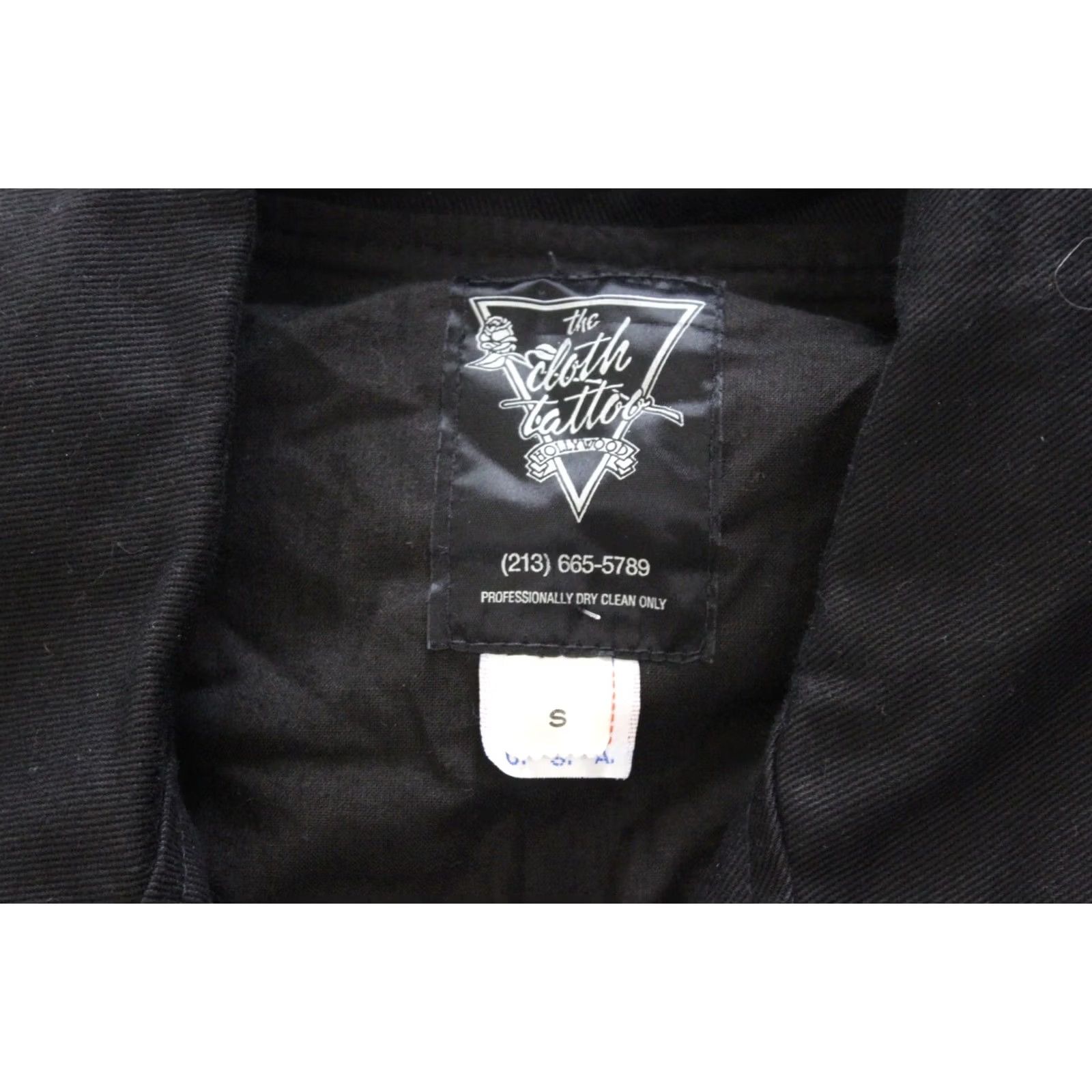 Denime VINTAGE The Cloth Tattoo Pacific Heights Back Panel Denim Jacket Coat Small S Promo Size US S / EU 44-46 / 1 - 5 Thumbnail