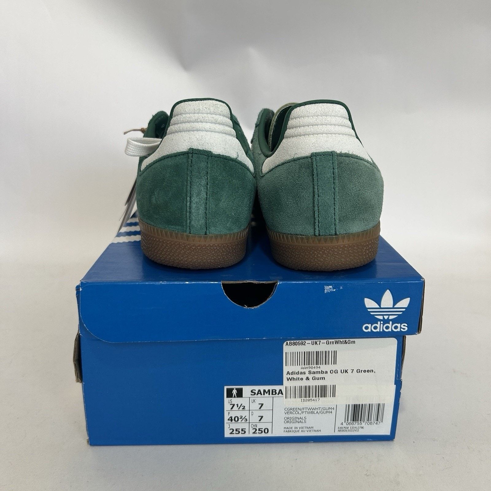Adidas Adidas Samba OG “Collegiate Green White Gum” ID2054 Size US 8.5 / IT 38.5 - 4 Thumbnail