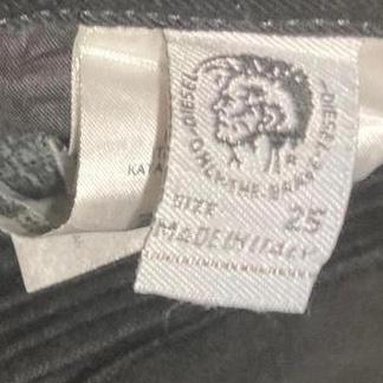 Diesel Diesel Deadstock D-JOY-BIKER Insane grail black denim diesel Size 25" / US 0 / IT 36 - 6 Thumbnail