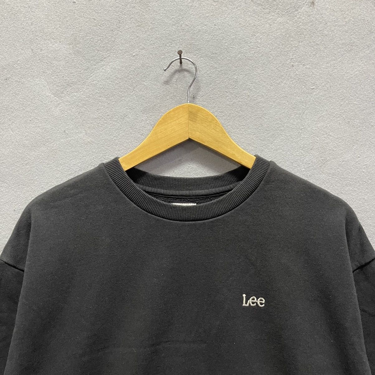Lee Vintage Lee Small Logo Crewneck Sweatshirt Black Made in USA Size US M / EU 48-50 / 2 - 2 Thumbnail