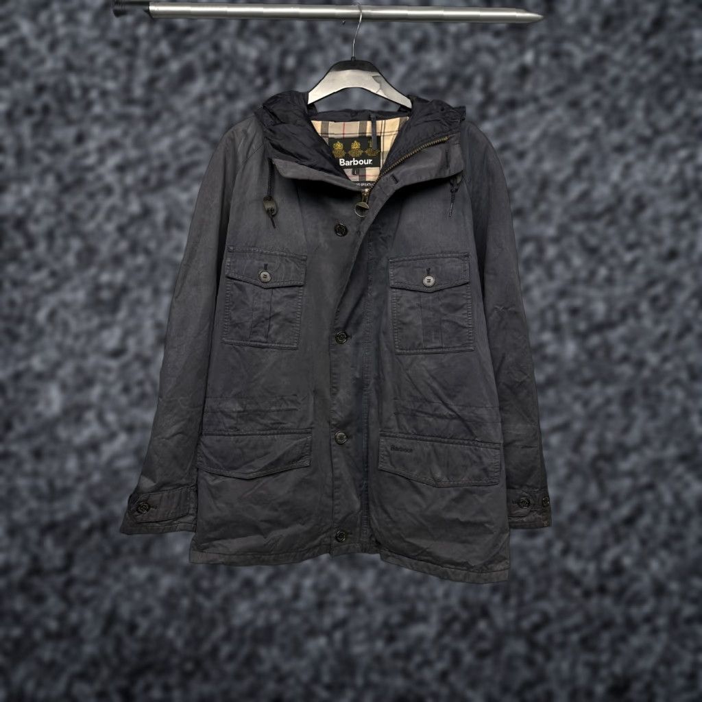 Barbour Barbour Jacket Cornish Mens L Waterproof Blue Barbour Cornish Jacket Mens L Waterproof Blue Size US L / EU 52-54 / 3 - 1 Thumbnail