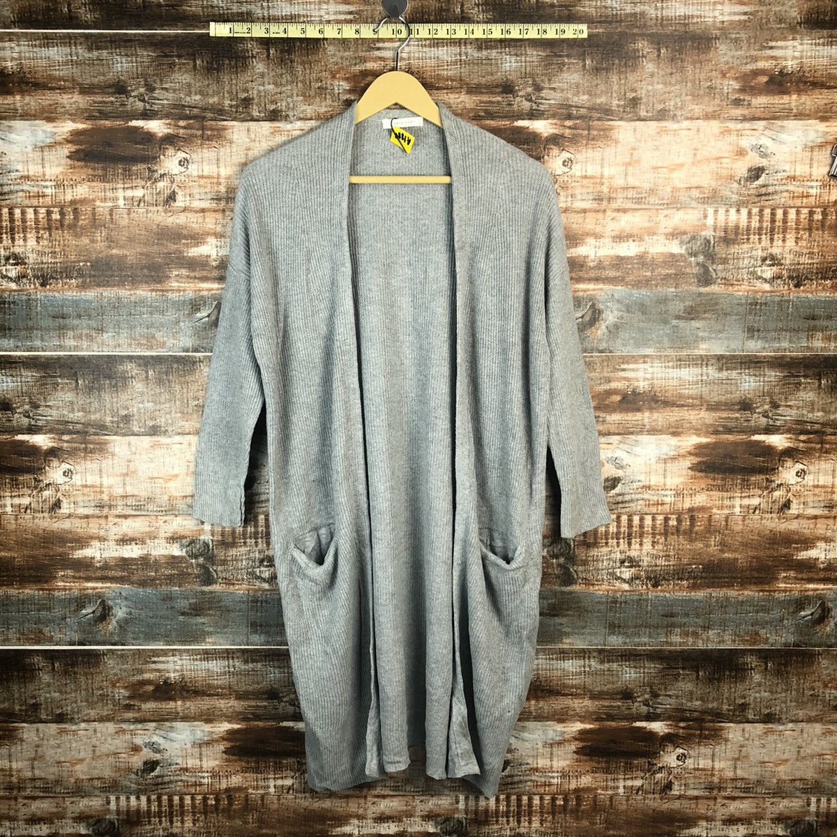 LOWRYS FARM Lowyrs Farm Grey long Cardigan Knitwear #A1886 Size M / US 6-8 / IT 42-44 - 1 Thumbnail
