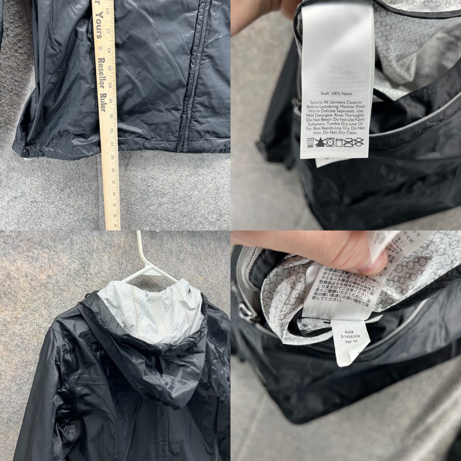 Eddie Bauer VINTAGE Eddie Bauer Hoodie Womens M Black Jacket Windbreaker Weatheredge Ripstop Size M / US 6-8 / IT 42-44 - 8 Thumbnail