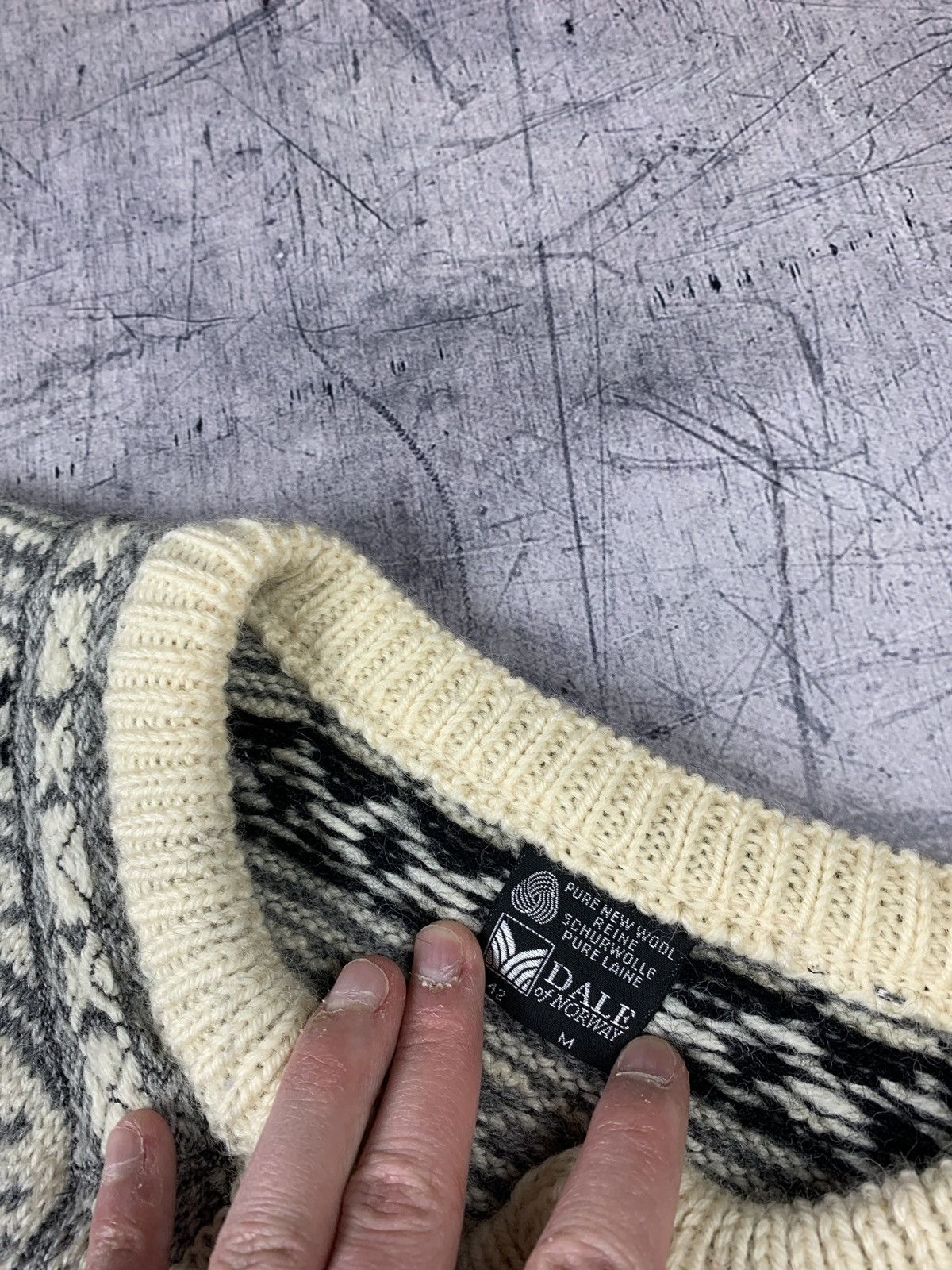 Dale Of Norway × Vintage Vintage Rare Dale Of Norway Knitted 90s Cardigan Sweater Size US M / EU 48-50 / 2 - 5 Thumbnail