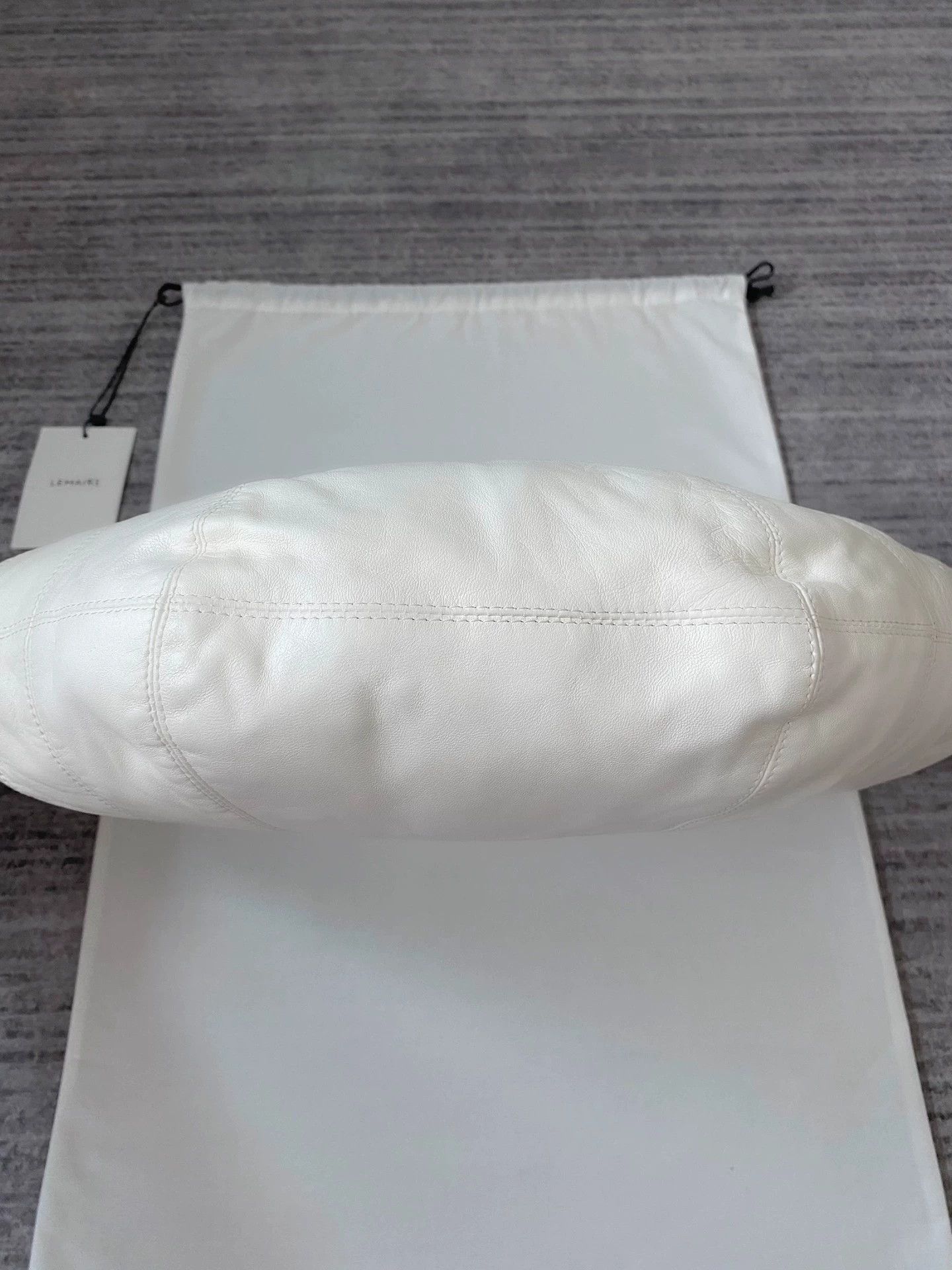 Lemaire Lemaire White Nappa Leather Large Croissant Bag Size ONE SIZE - 3 Thumbnail