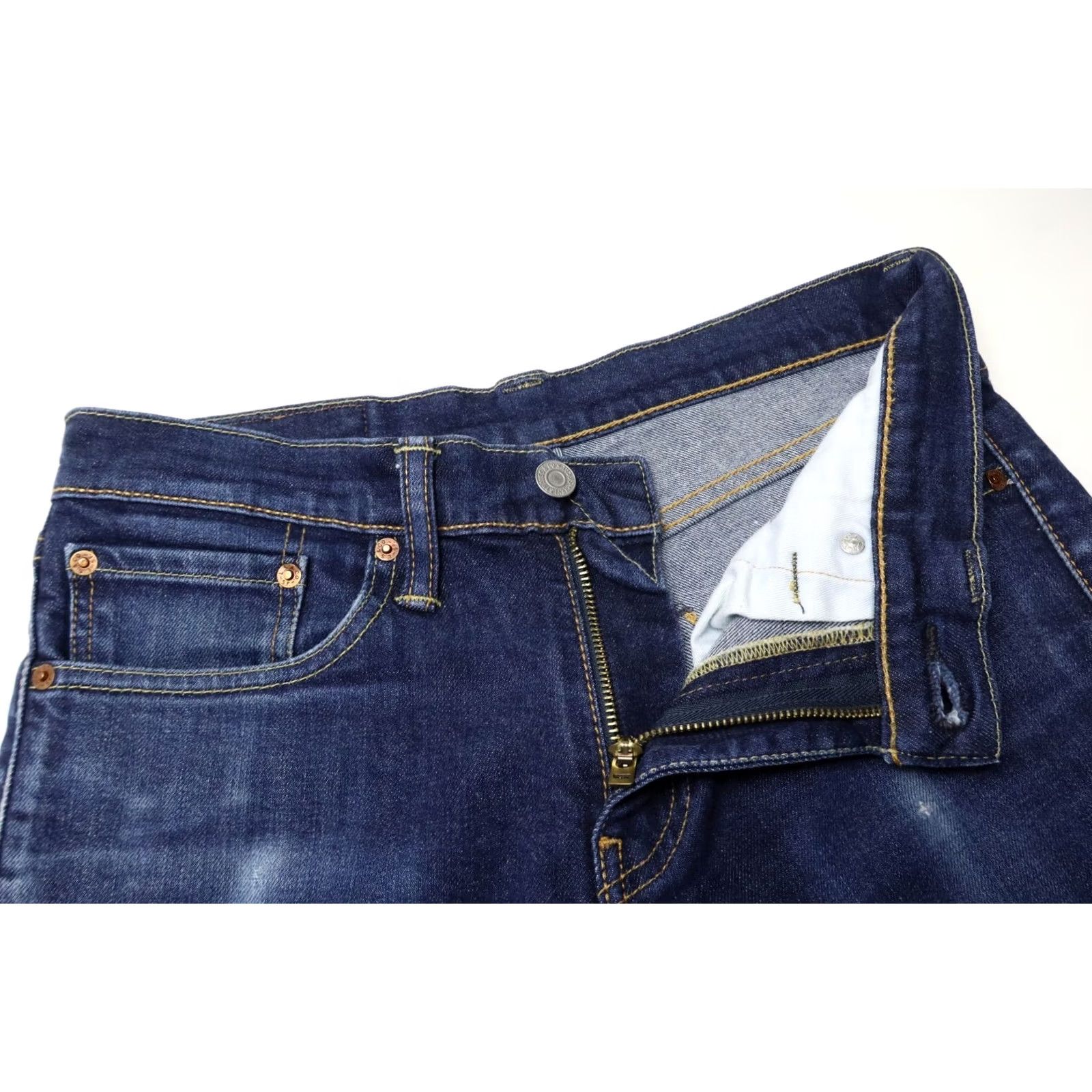 Levi's LEVI'S 511 Jeans Men's W31/L30 Slim Fit Blue Faded Denim Stretched Zip Fly Size US 31 - 4 Thumbnail
