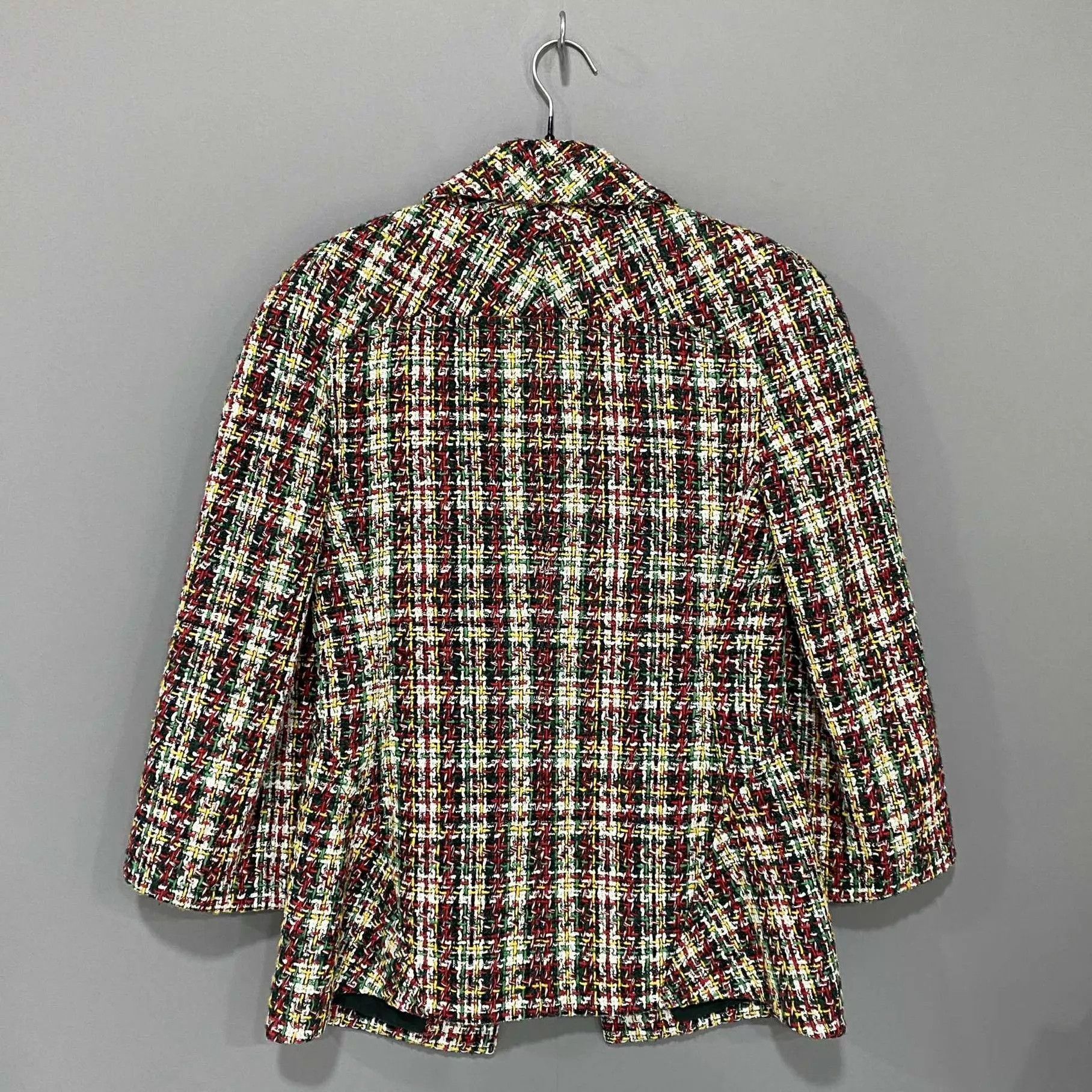 Chanel Chanel red green mosaic 99 new jacket Size XS / US 0-2 / IT 36-38 - 3 Thumbnail