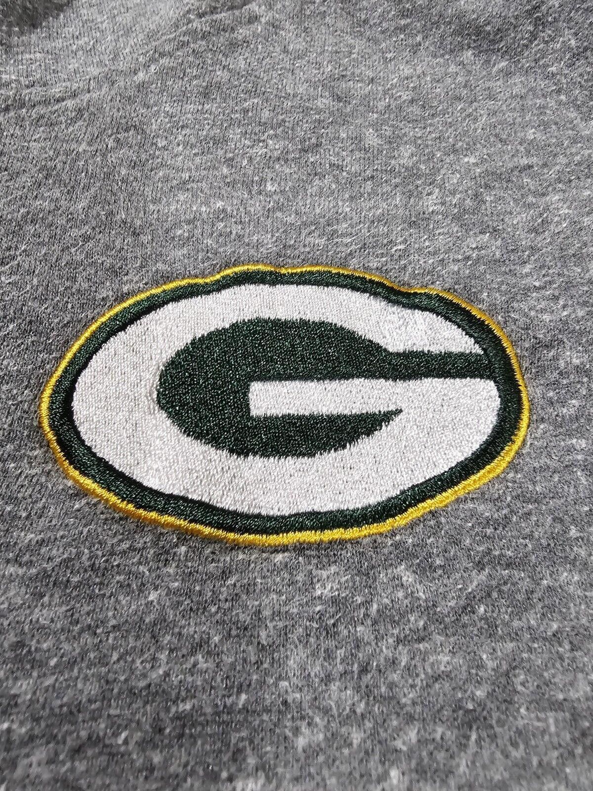 Designer Green Bay Packers NFL Team Apparel Men's L Hoodie Green Gray Size ONE SIZE - 4 Thumbnail