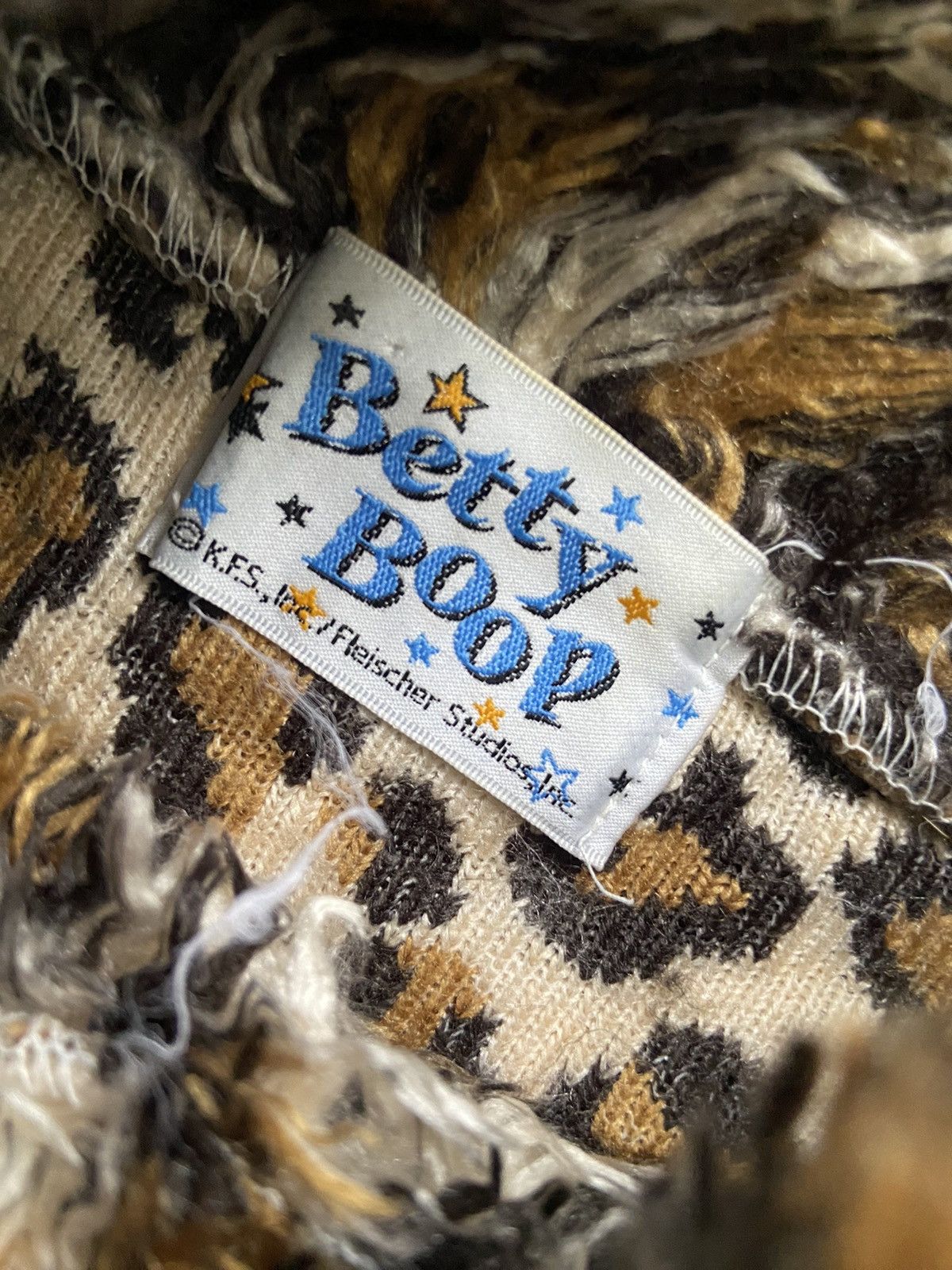 Anime Vintage 1990’s Betty Boop Hairy Leopard Sweatshirt Size M / US 6-8 / IT 42-44 - 5 Thumbnail