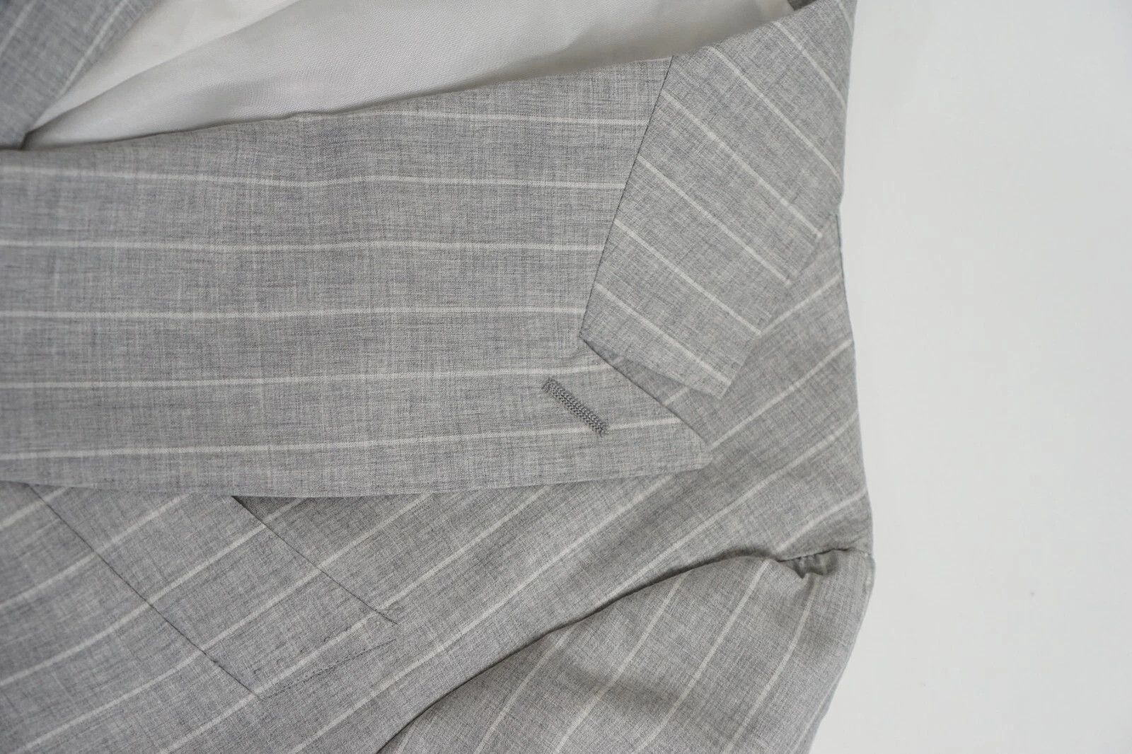Suitsupply Men Suitsupply Blazer Havana Double Breasted Pleated US36 Size 36R - 4 Thumbnail