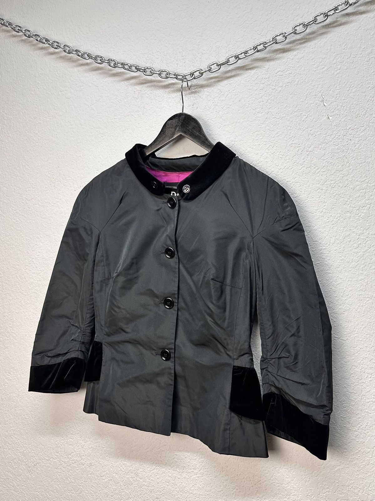 Dolce & Gabbana Vintage Dolce Gabbana Blazzer Jacket Black Luxury Prada Size M / US 6-8 / IT 42-44 - 4 Thumbnail