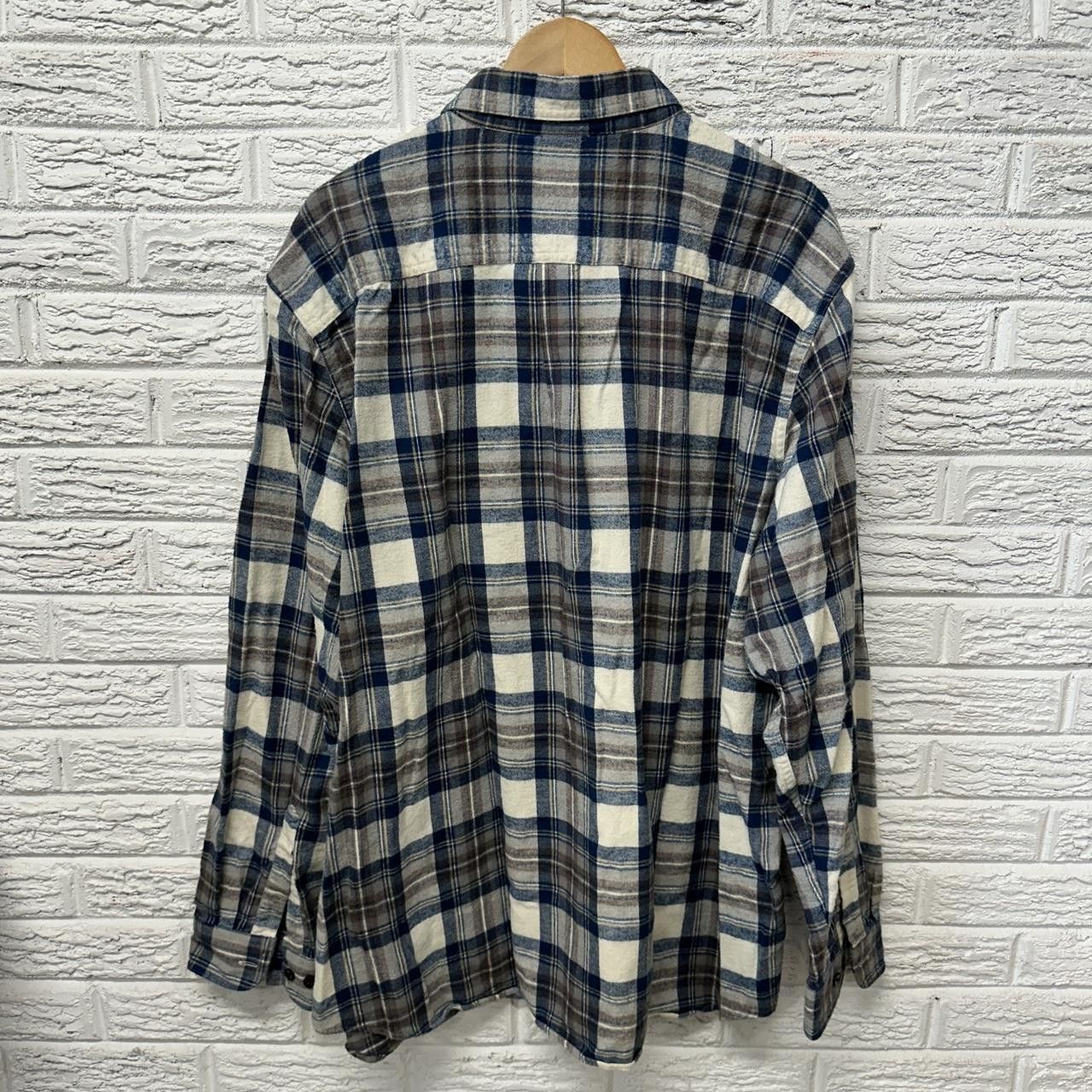 L.L. Bean Vintage L.L. Bean Plaid Flannel Button Down Collared XXL Size US XXL / EU 58 / 5 - 3 Thumbnail