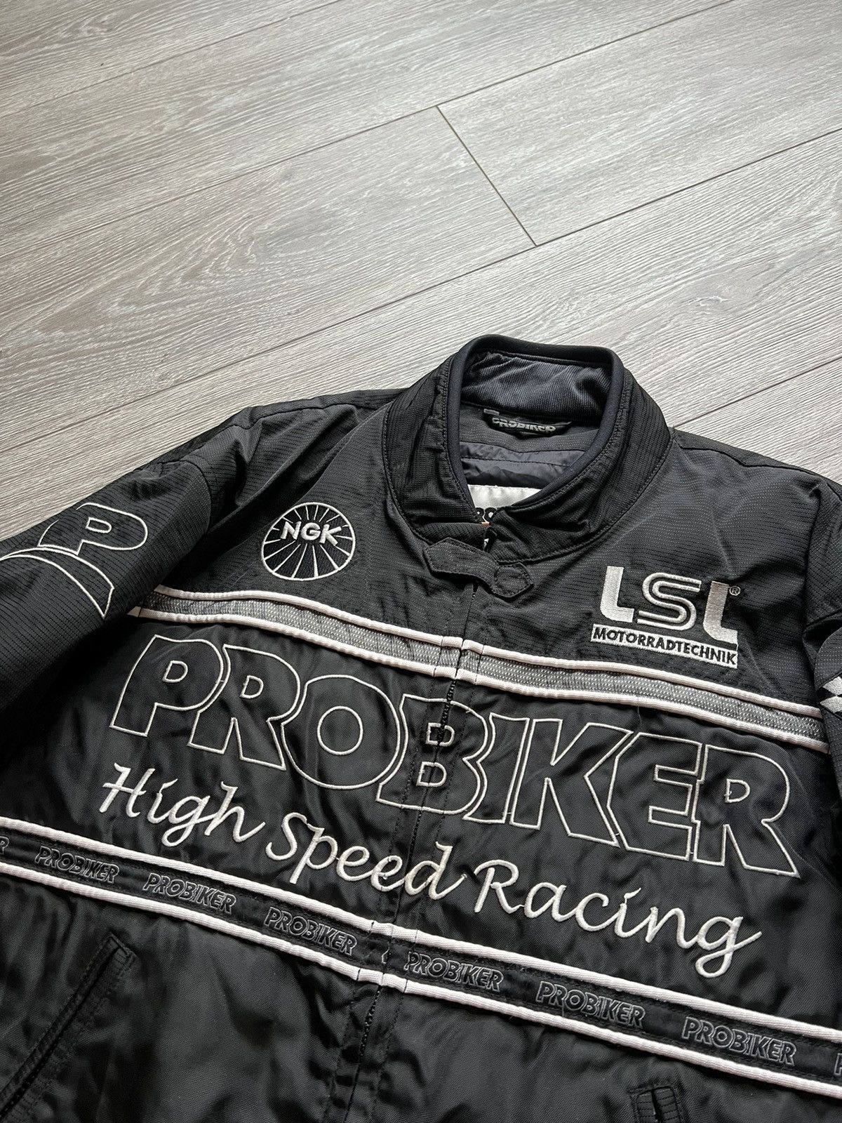 Vintage Vintage High Speed Racing Team Moto Jacket Pro Biker Size US M / EU 48-50 / 2 - 7 Thumbnail