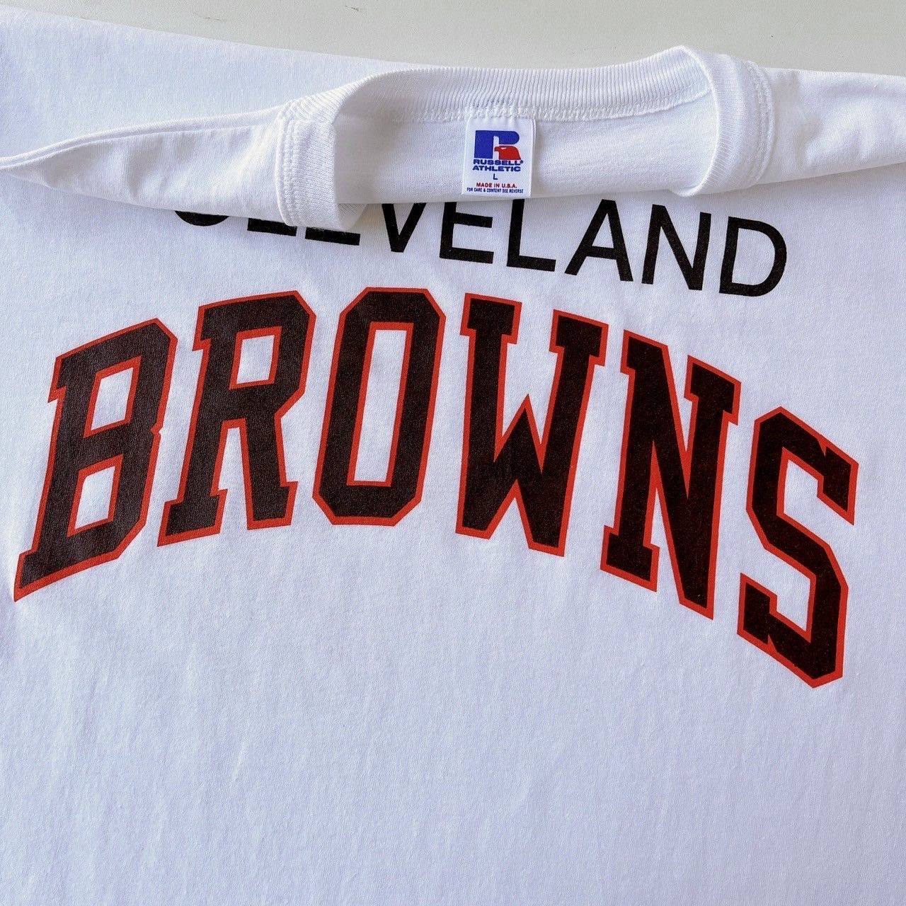 Vintage 90s Cleveland Browns NFL t-shirt/ L Size US L / EU 52-54 / 3 - 8 Thumbnail