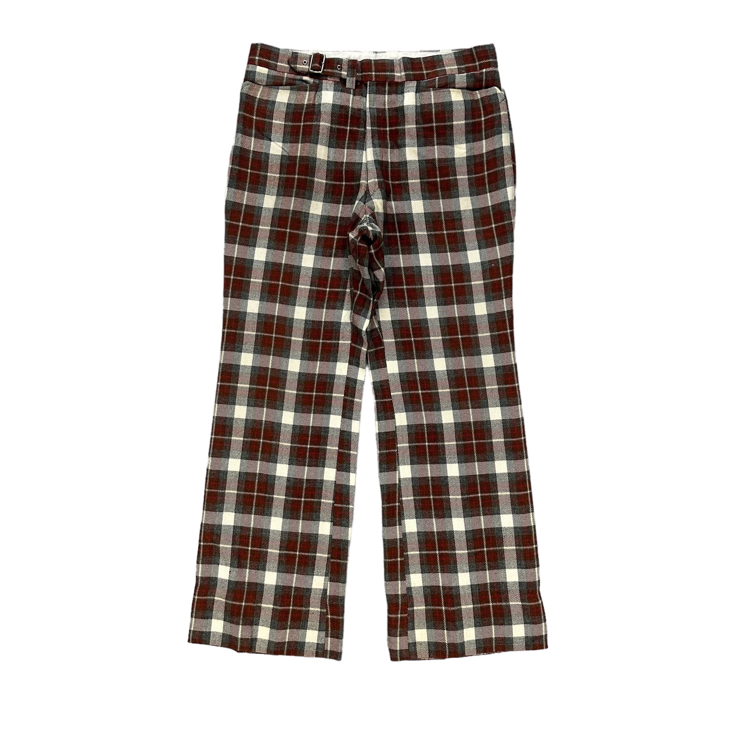 Dunlop DUNLOP CHECKED VINTAGE TROUSERS / CASUAL PANT #8007-71 Size US 33 - 1 Thumbnail