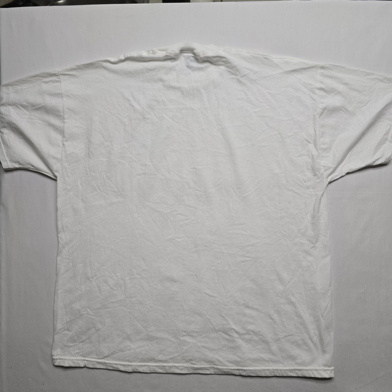 Jerzees Vintage Blank Shirt 2XL White Cotton Crewneck Solid Tee Size US XXL / EU 58 / 5 - 4 Thumbnail
