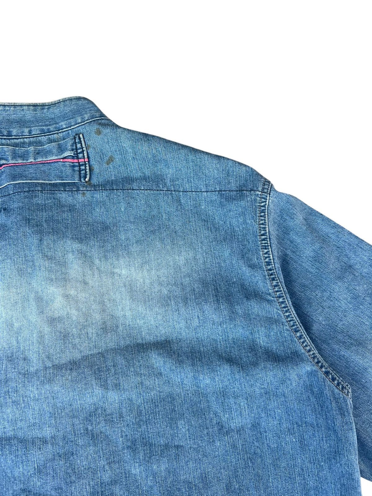 Blue Blue Japan Vintage Blue Blue Japan Dirty Mud Stains Denim Jacket Size US L / EU 52-54 / 3 - 21 Thumbnail