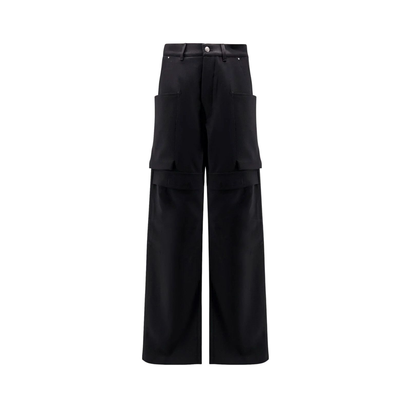 RICK OWENS CONCORDIANS Stefan Wool Black Pants New & Authent
