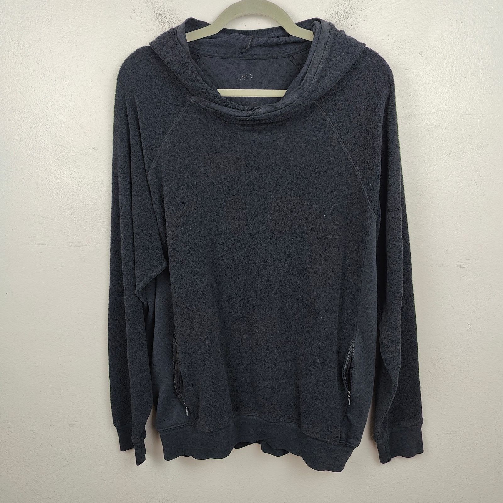 Alo Alo Yoga Triumph Hoodie Mens XL Black Triblend Pullover Size US XL / EU 56 / 4 - 1 Thumbnail