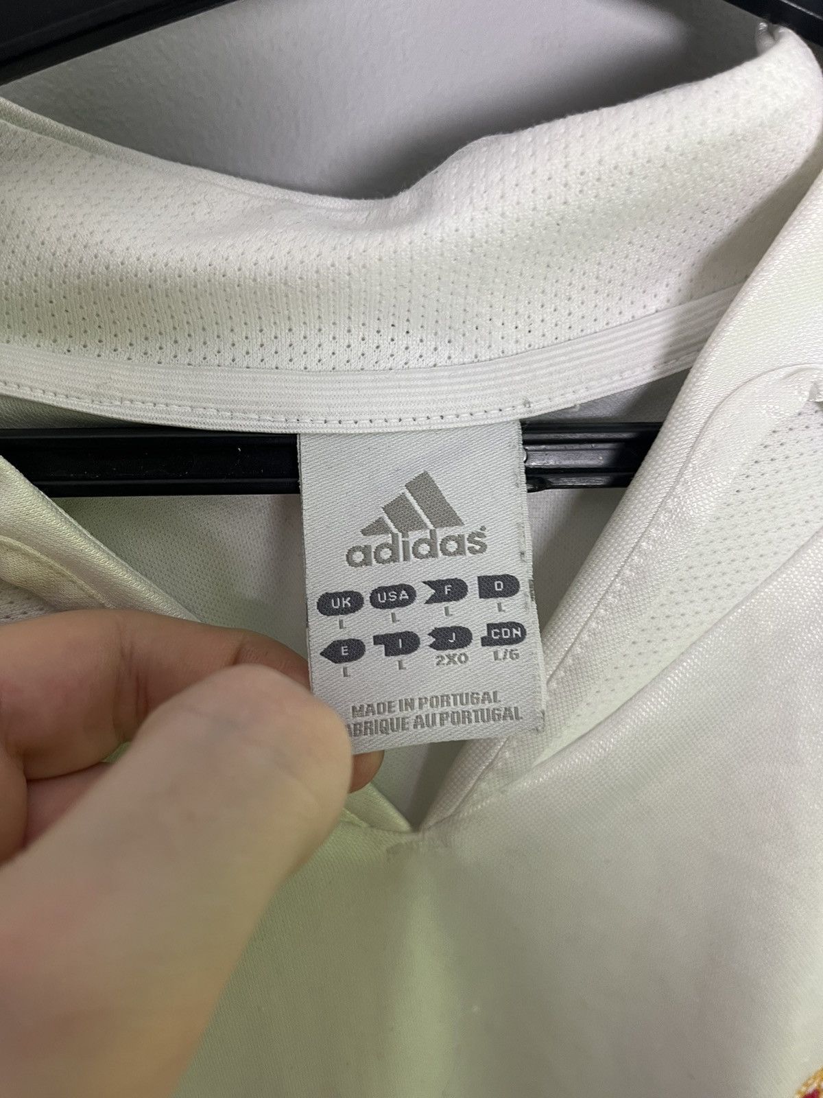 Adidas RARE REAL MADRID ADIDAS VINTAGE LONGSLEEVE SOCCER JERSEY Size US L / EU 52-54 / 3 - 8 Thumbnail