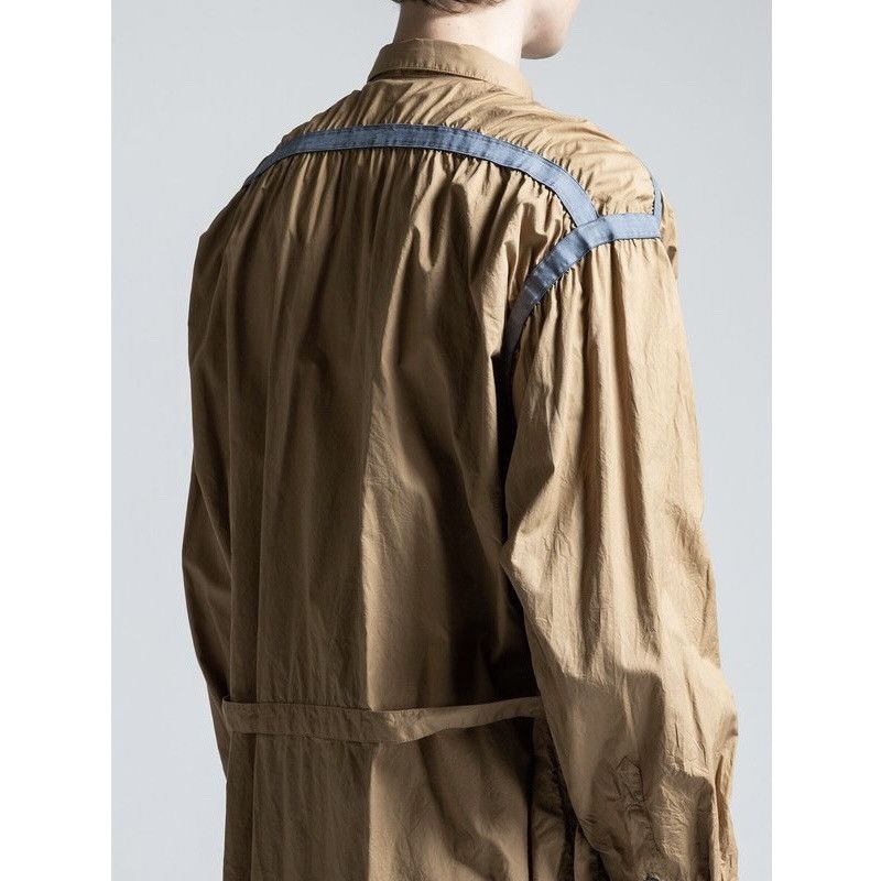 The Viridi-anne Pull Up Gathered Long Shirt cotton bondage strap gathered Size US M / EU 48-50 / 2 - 13 Thumbnail