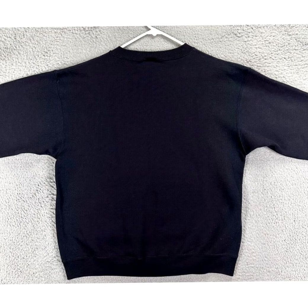 Vintage VINTAGE Ohio State Crew Sweatshirt Unisex XL Black Pullover USA Made Logo University Blended Fabric Cotton Polyester Solid Shirt Mens Womens Size US XL / EU 56 / 4 - 3 Thumbnail