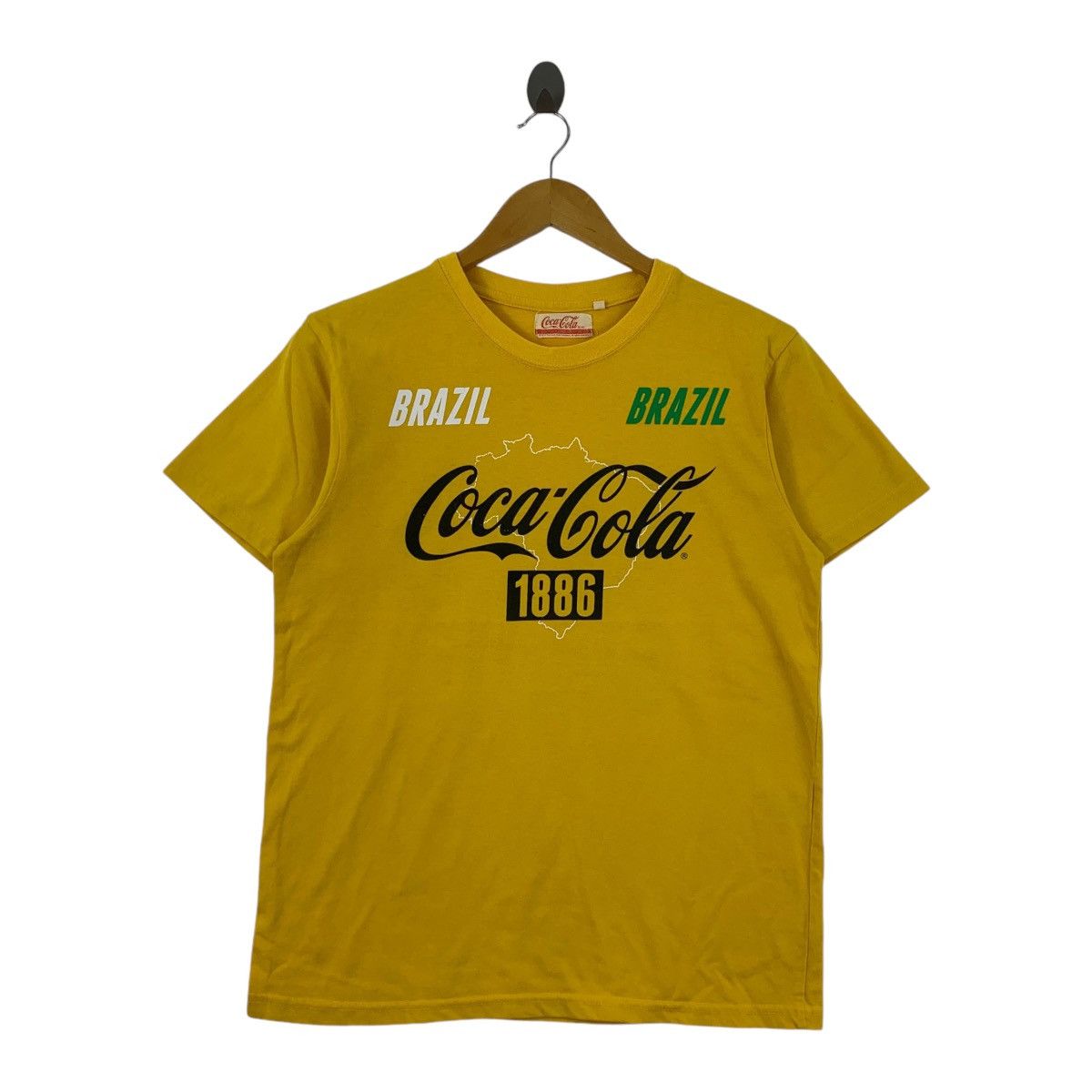 Coca Cola COCA COLA COKE Brazil Edition 1886 Football Tee Shirt Size US M / EU 48-50 / 2 - 1 Thumbnail