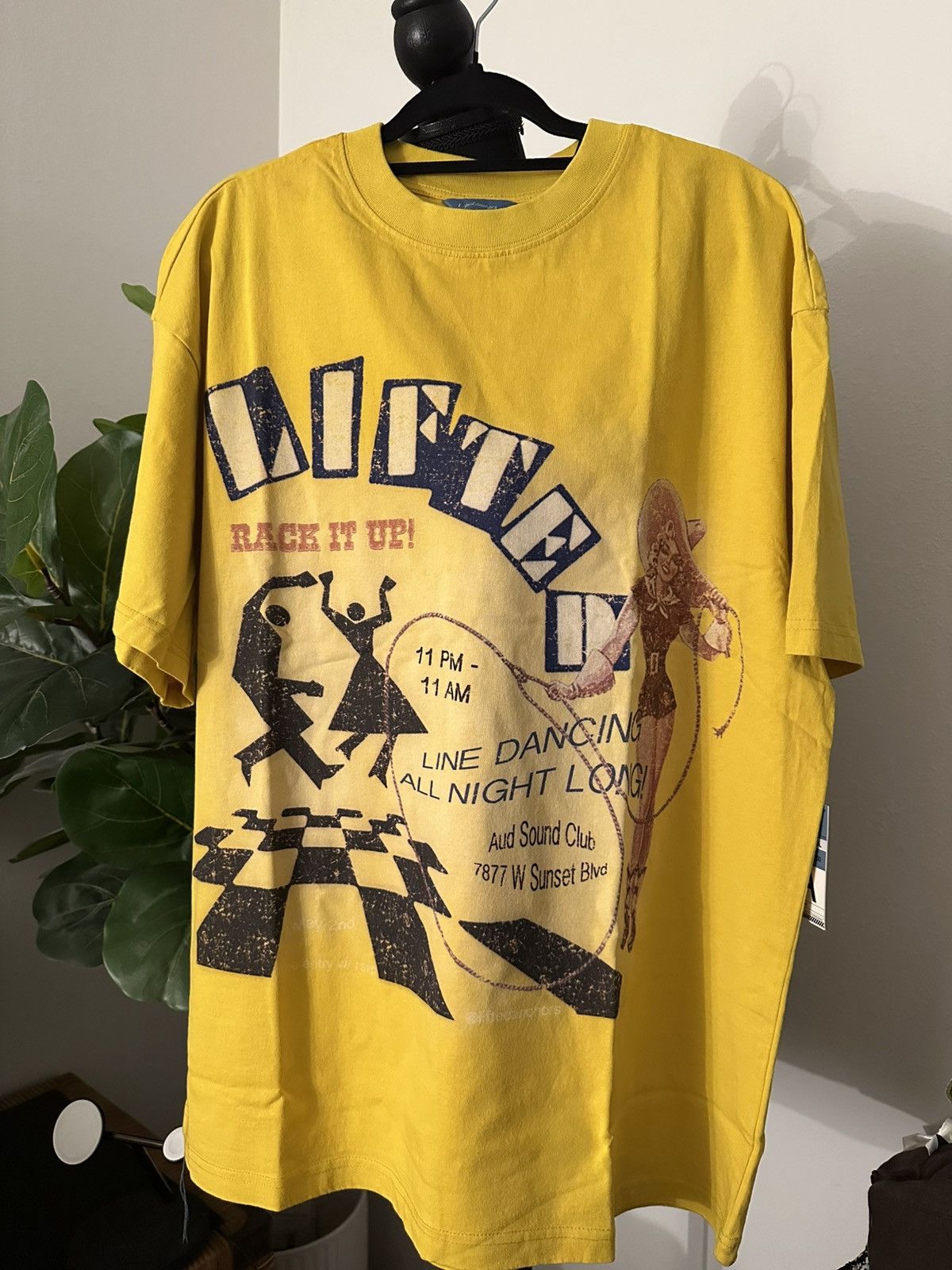 Lifted Anchors Lifted Anchors Lines T-Shirt in Washed Mustard Size XL Size US XL / EU 56 / 4 - 1 Thumbnail