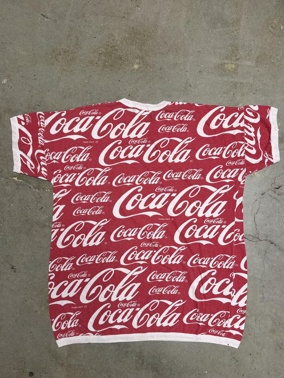 Coca Cola 1980’s Vintage Coca-Cola T-Shirr Size US XXL / EU 58 / 5 - 2 Thumbnail