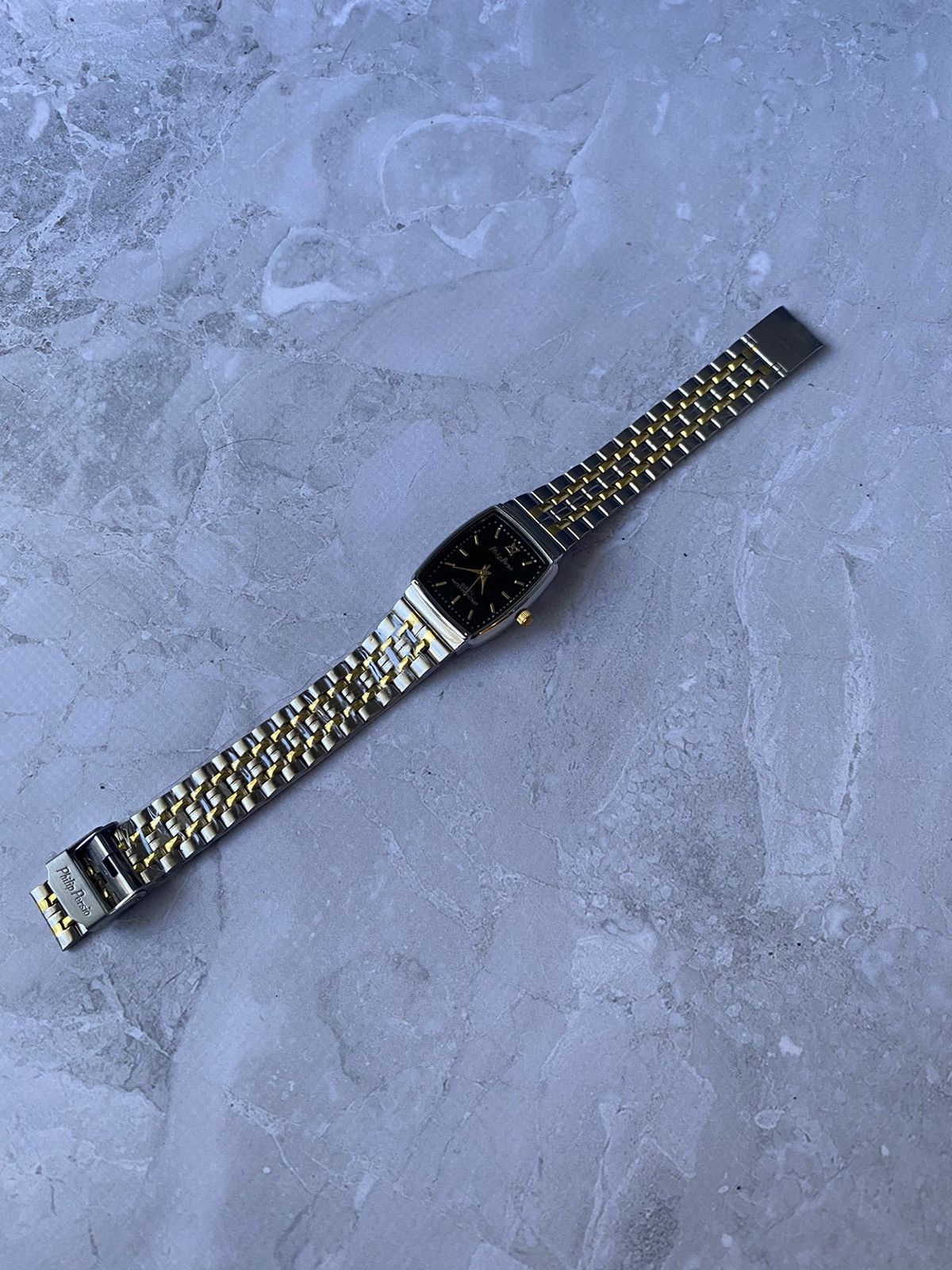 Japanese Brand × Jewelry × Vintage Stylish Philip Persio Black Dial Watch Size ONE SIZE - 5 Thumbnail